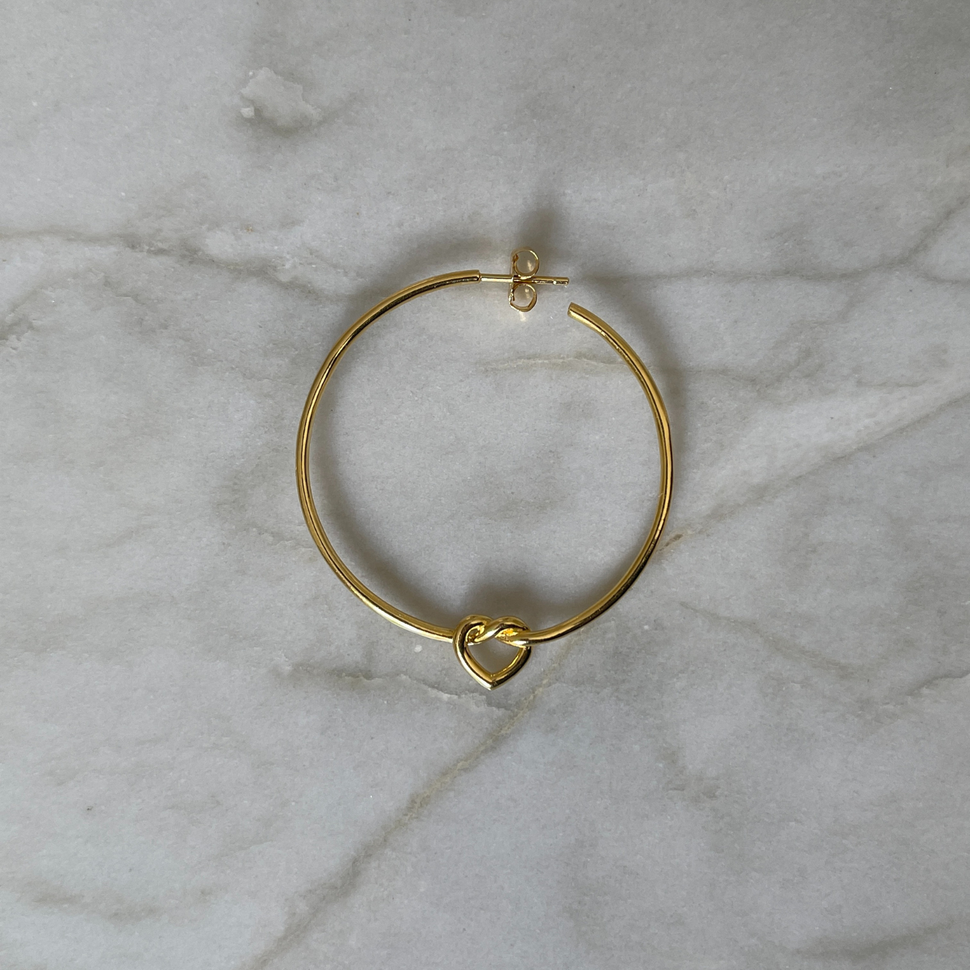 Big Tied Heart Hoop