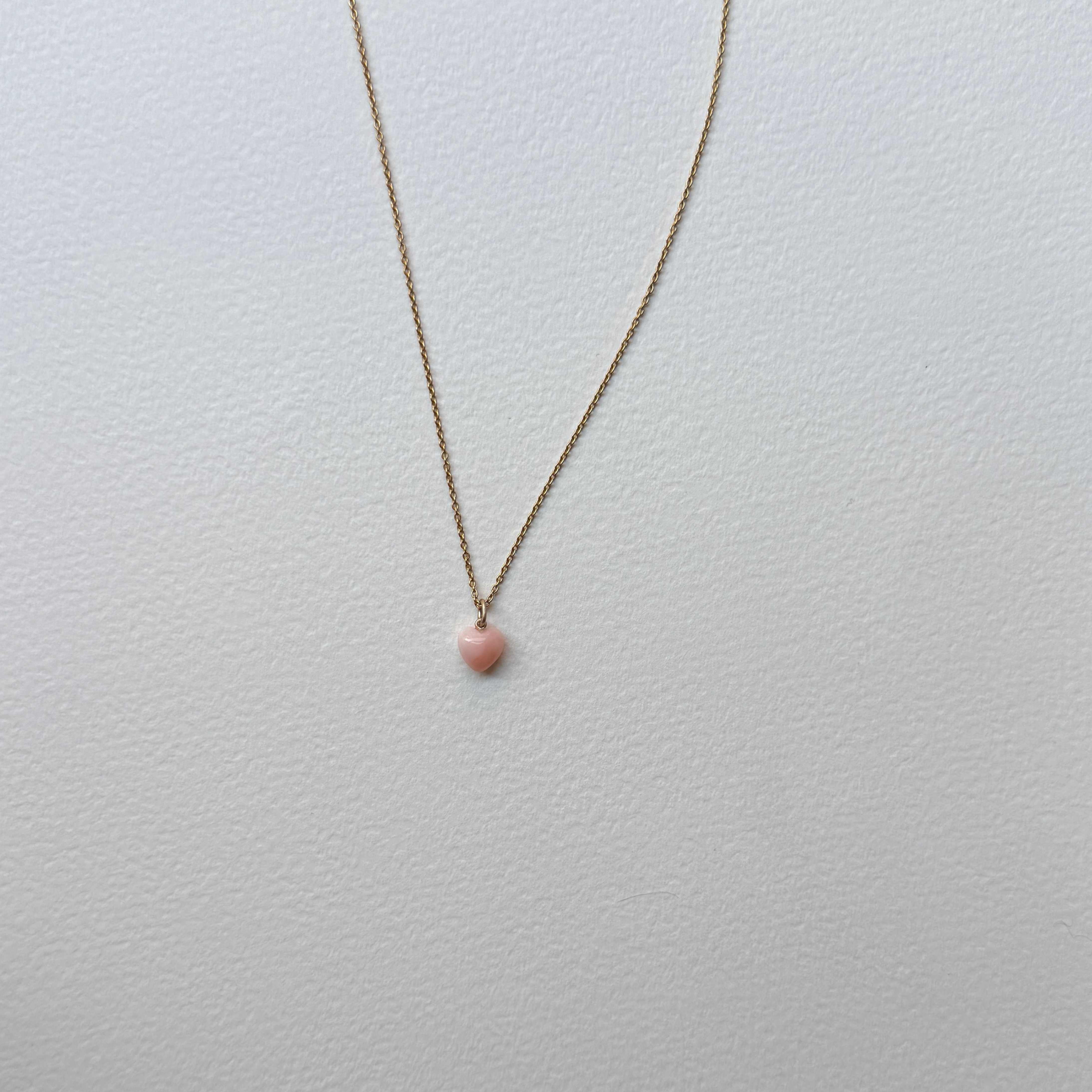 Pale Pink Coral Heart