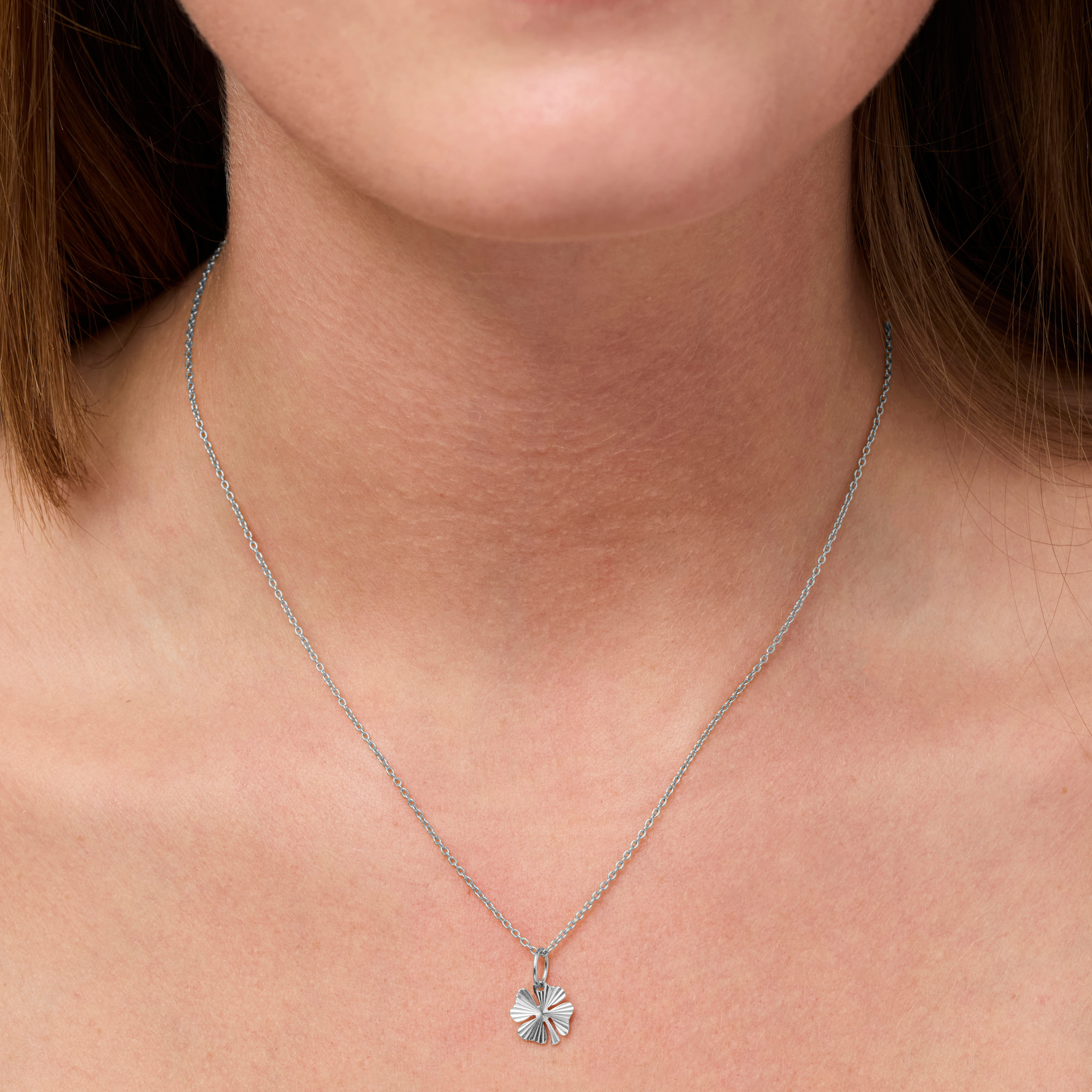 Reflection Clover Pendant