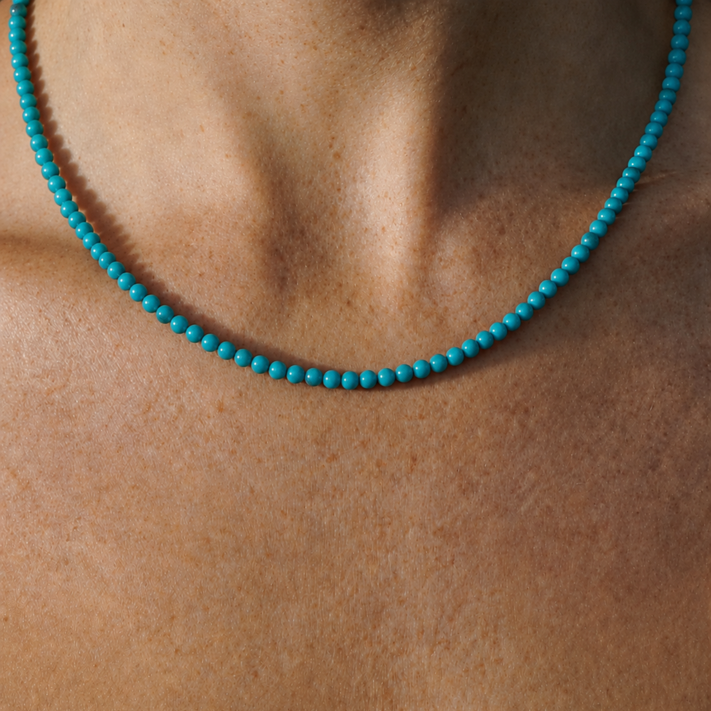 Bead necklace Turquoise