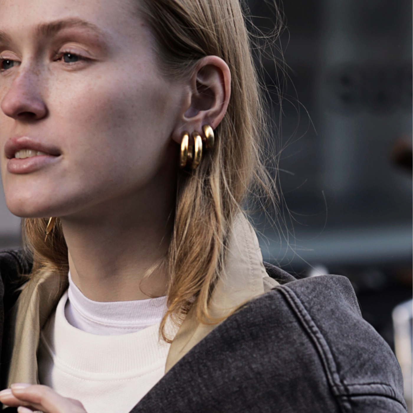 Preloved Chunky Hoop