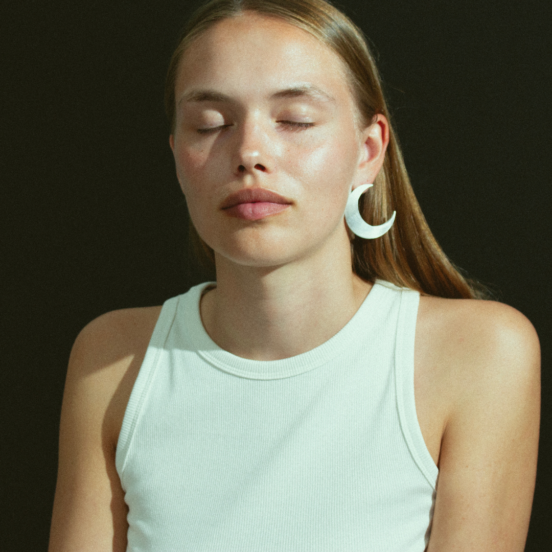 Massive Half Moon Stud