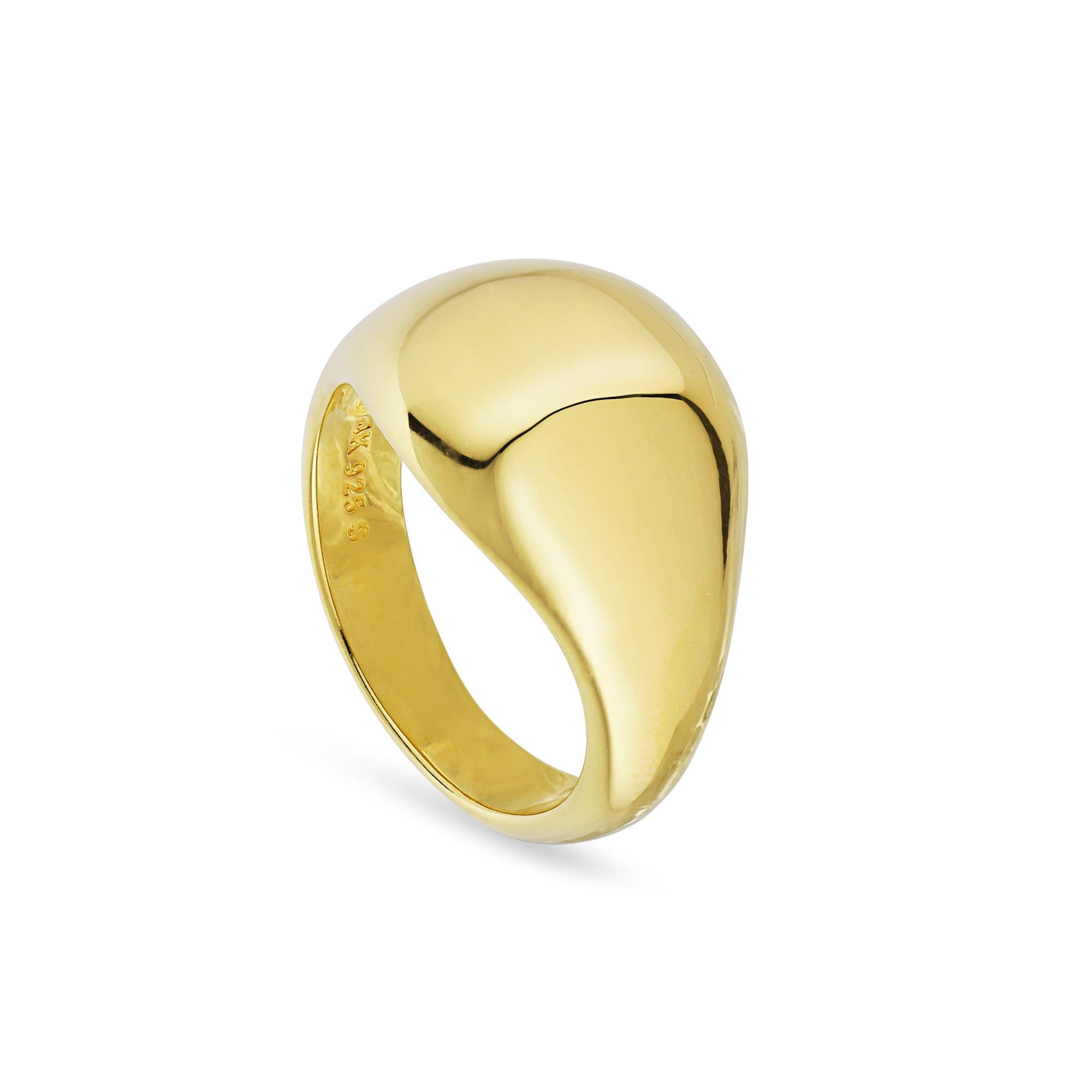 Atomic Dome Signet Ring