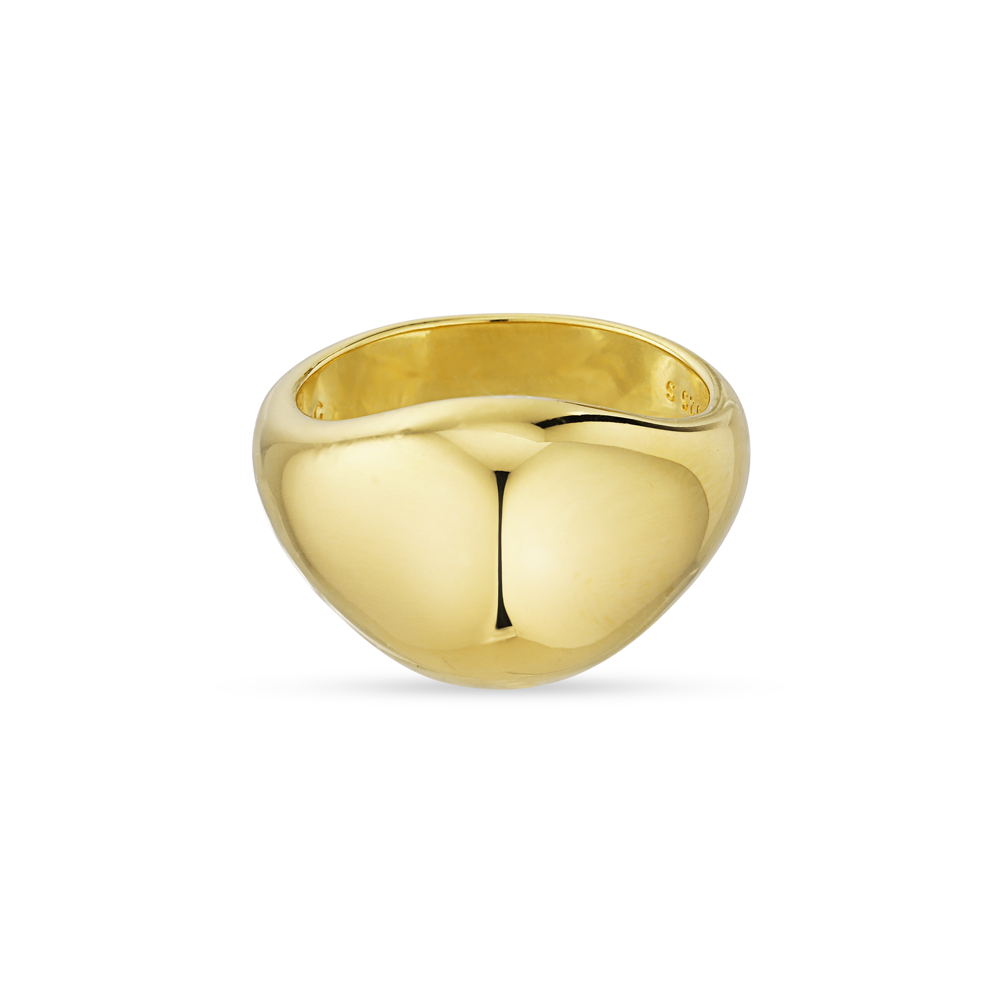 Atomic Dome Signet Ring