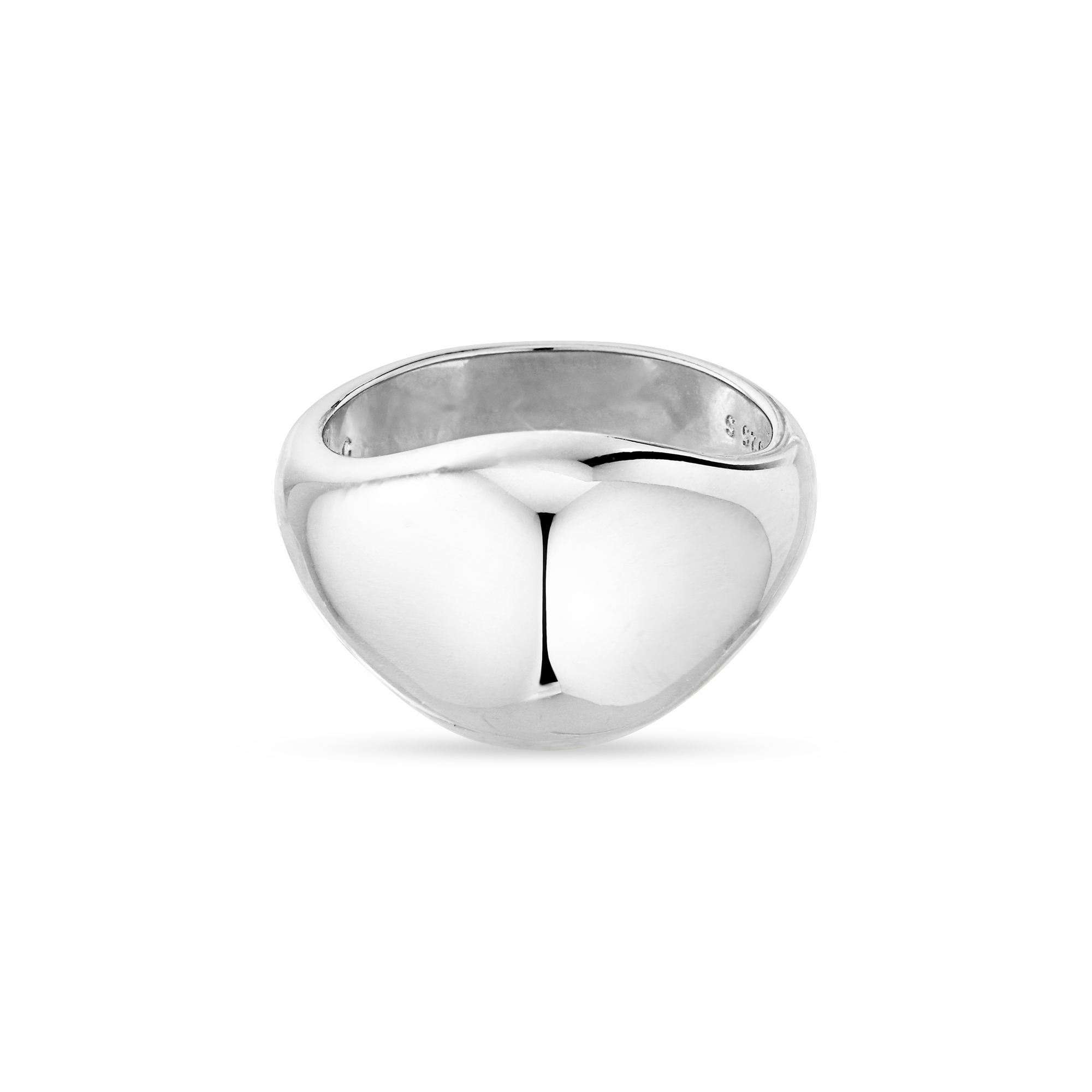 Atomic Dome Signet Ring
