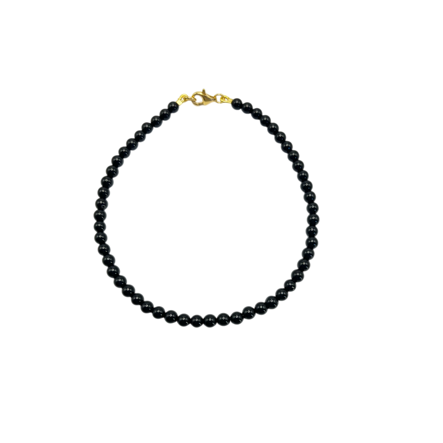 Bead Anklet Onyx