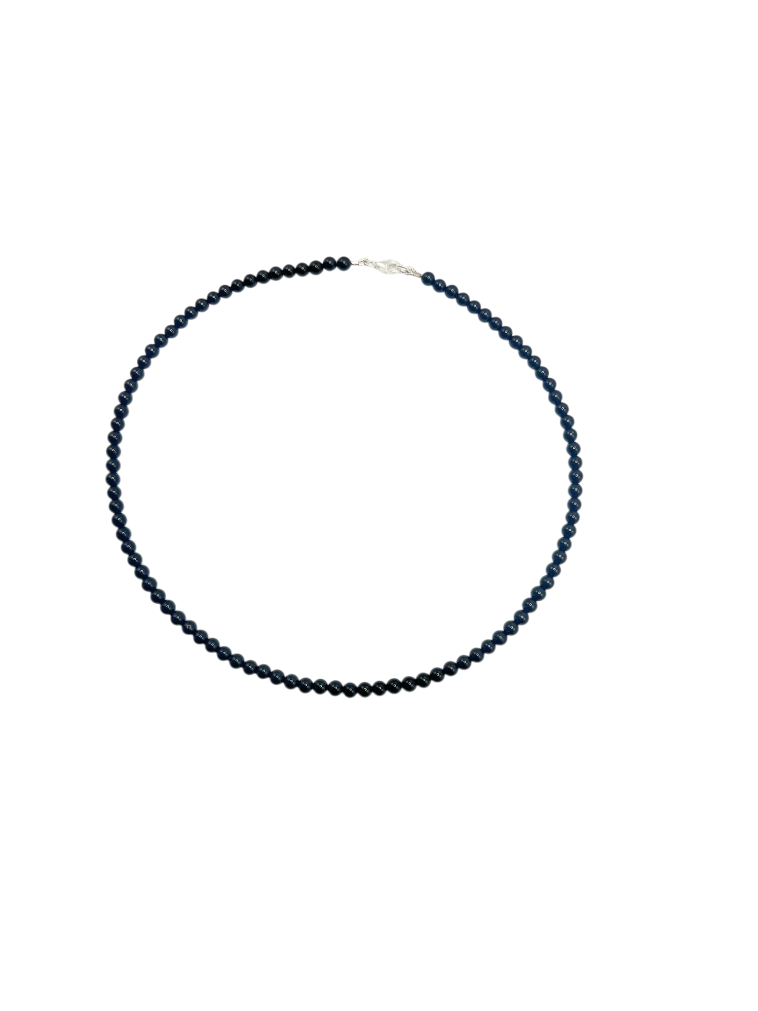 Bead necklace Onyx