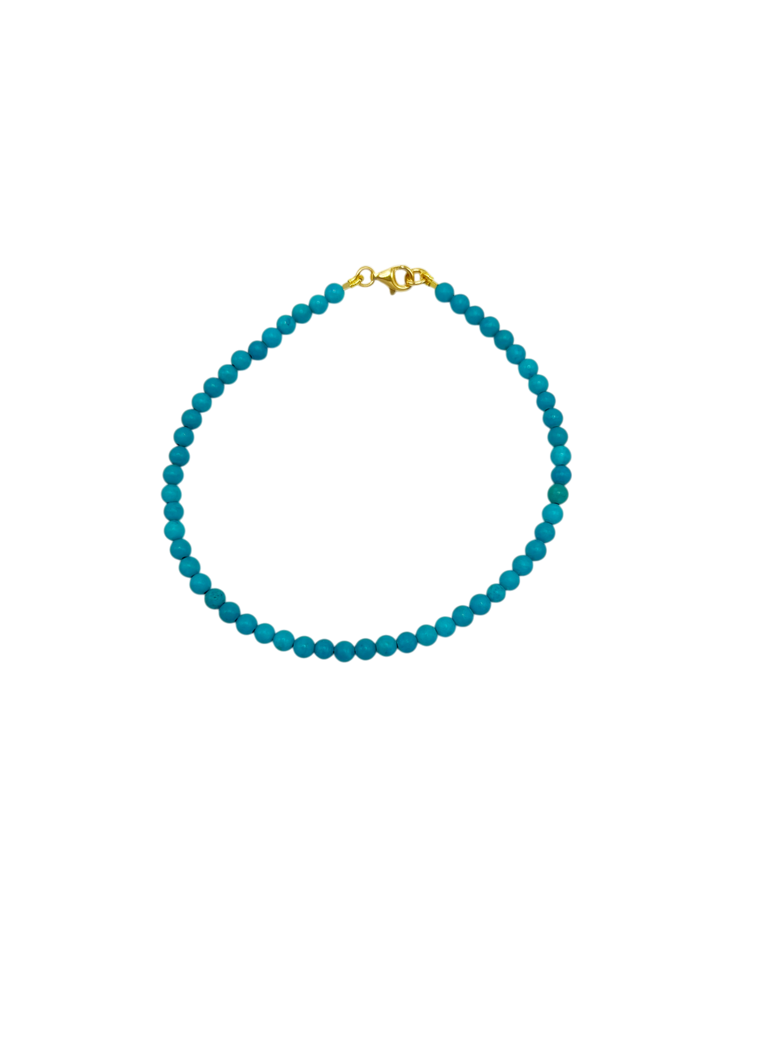 Bead anklet Turquoise