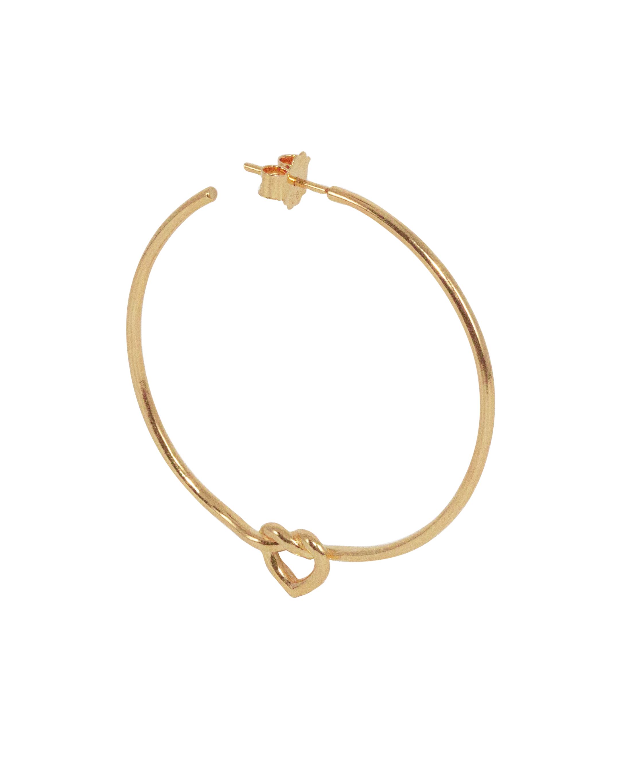 Big Tied Heart Hoop