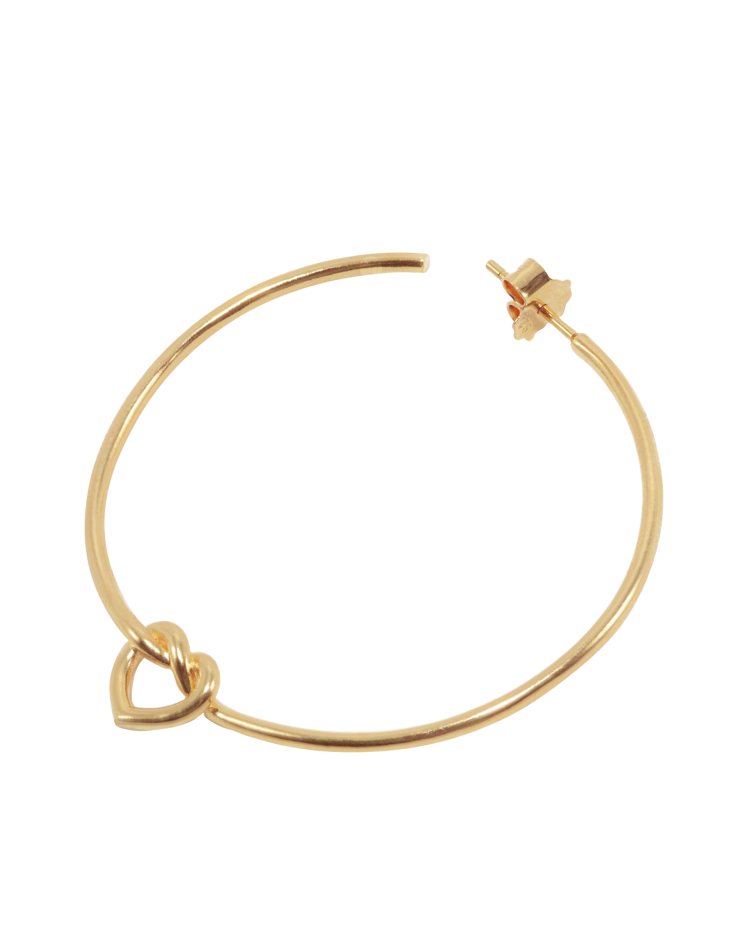 Big Tied Heart Hoop