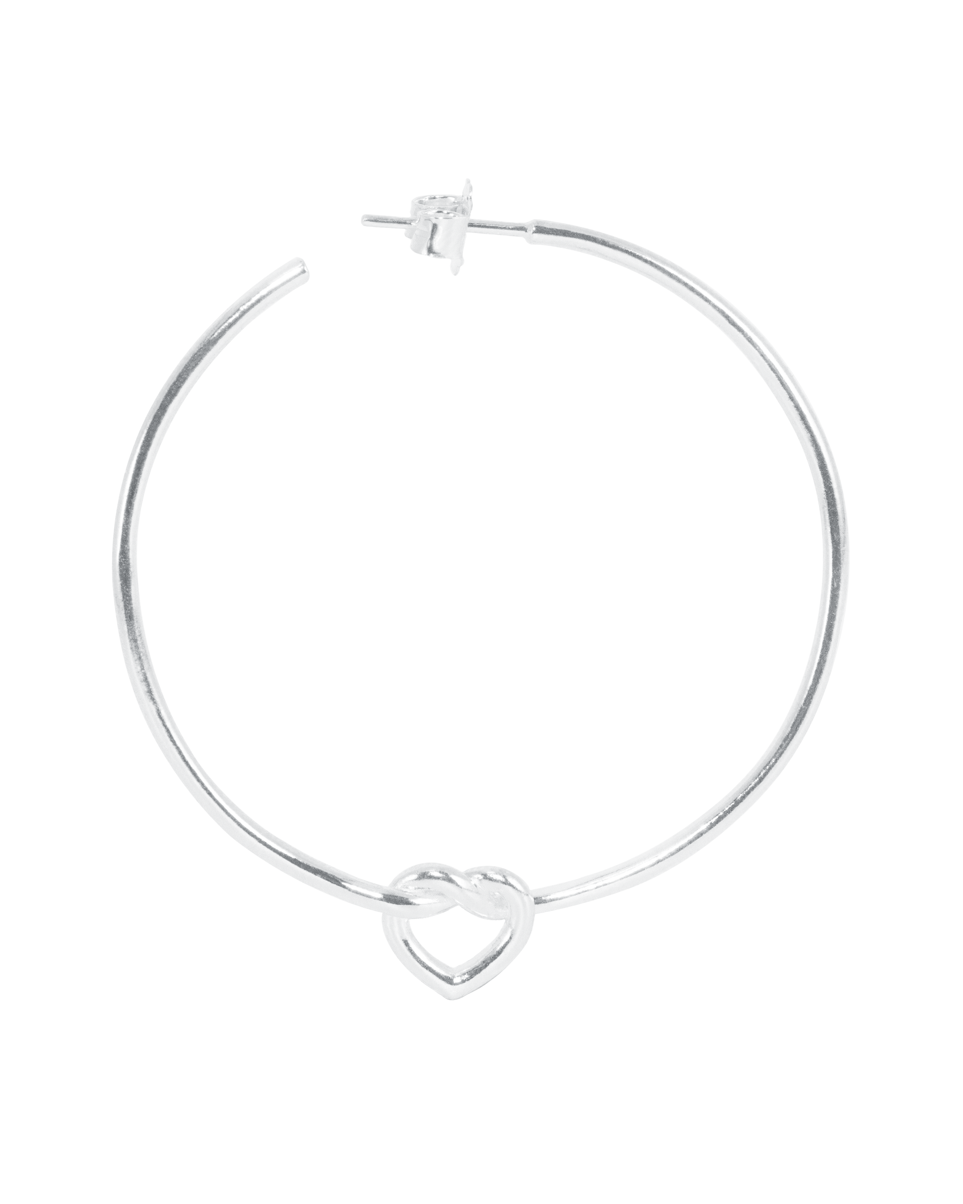 Big Tied Heart Hoop