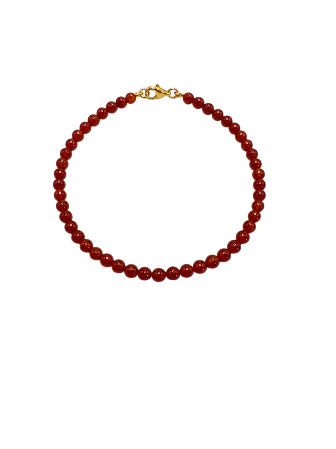 Bead Anklet Carnelian