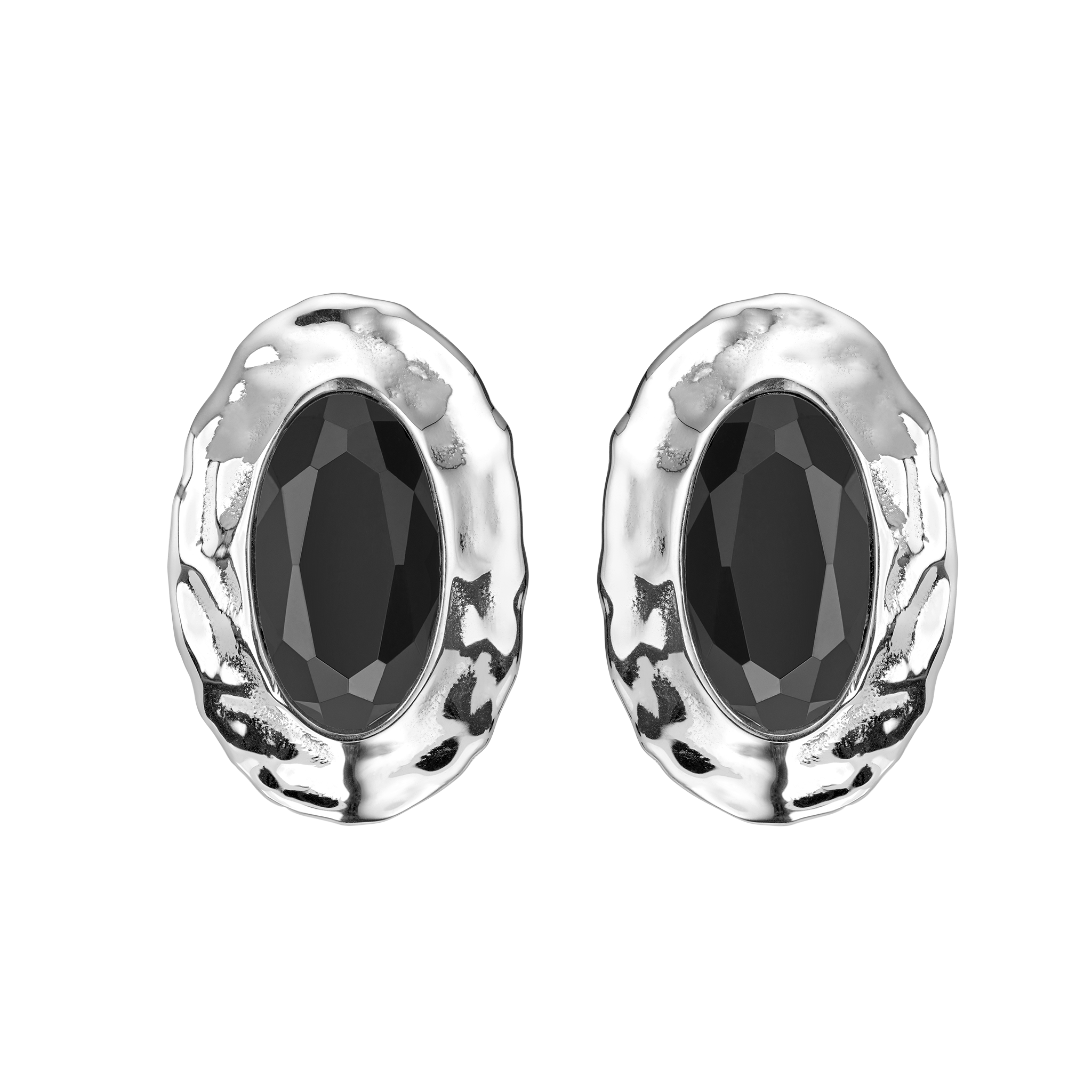 Oval earring