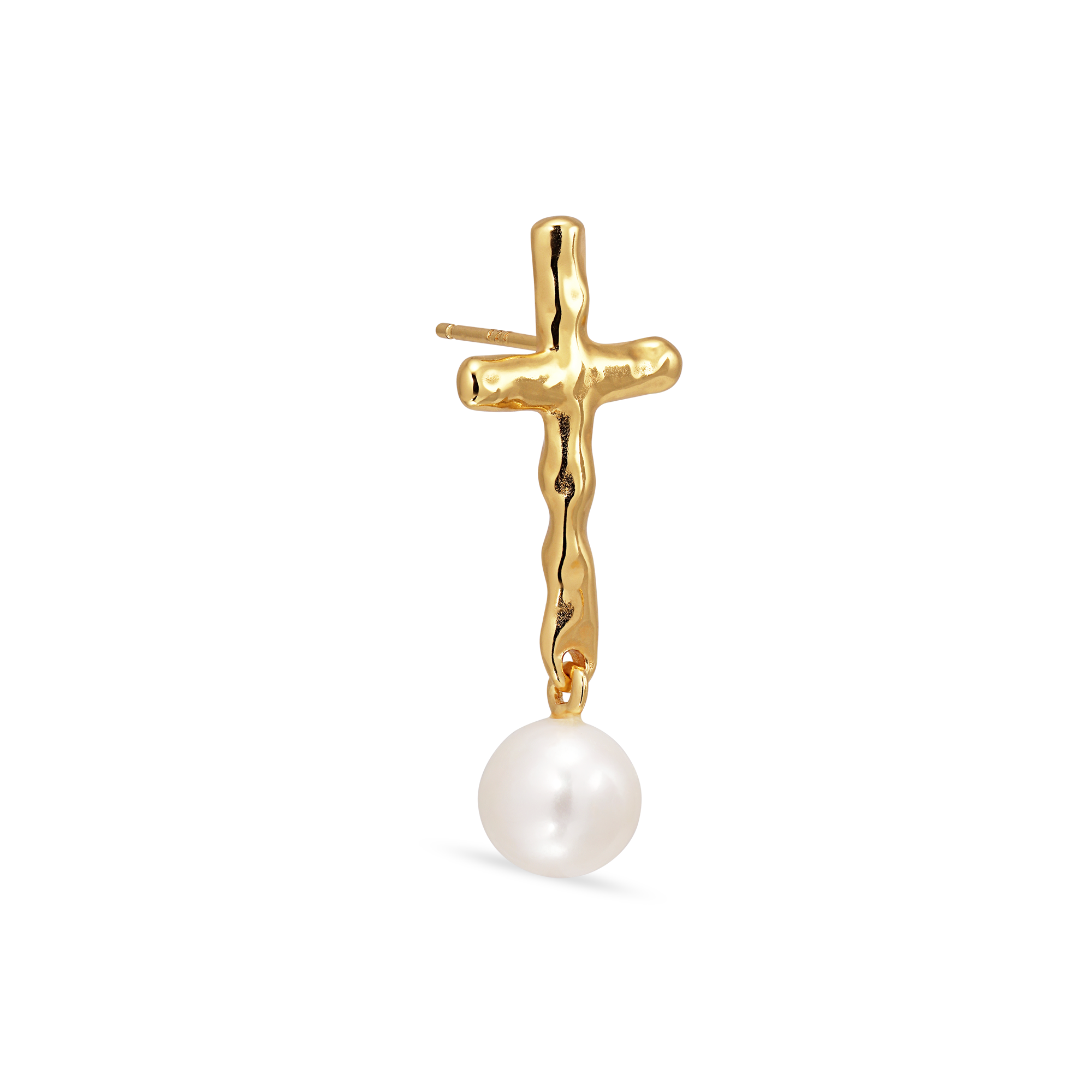 Mary Stud with pearl