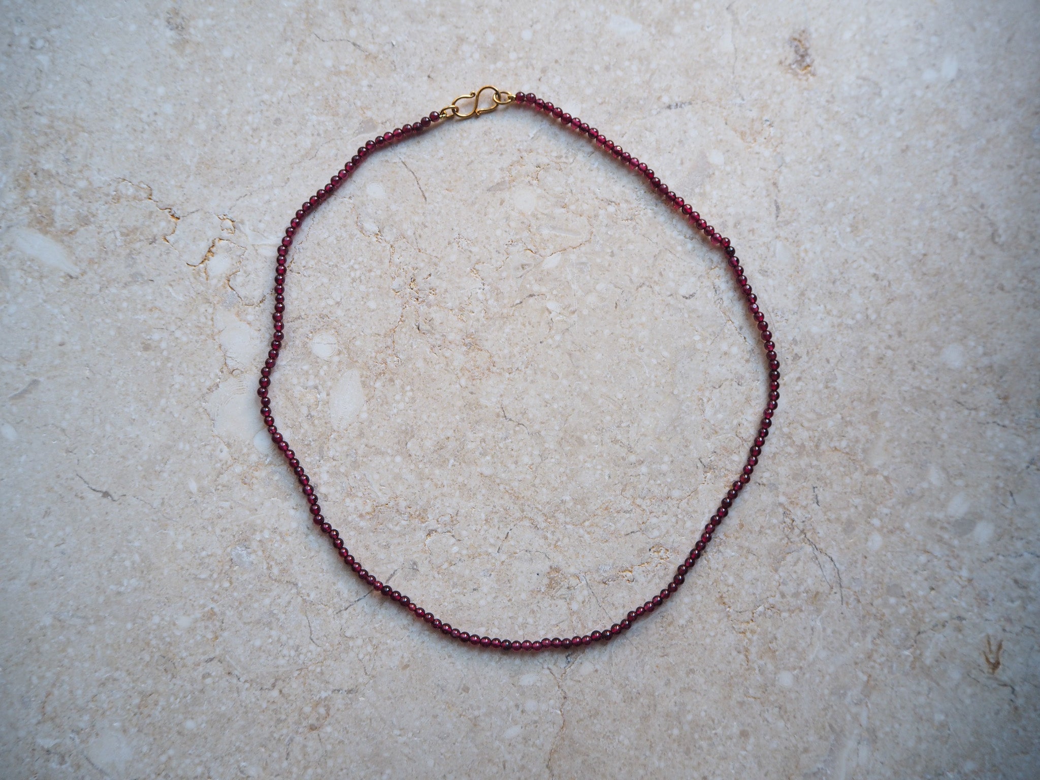 Small Garnet Necklace