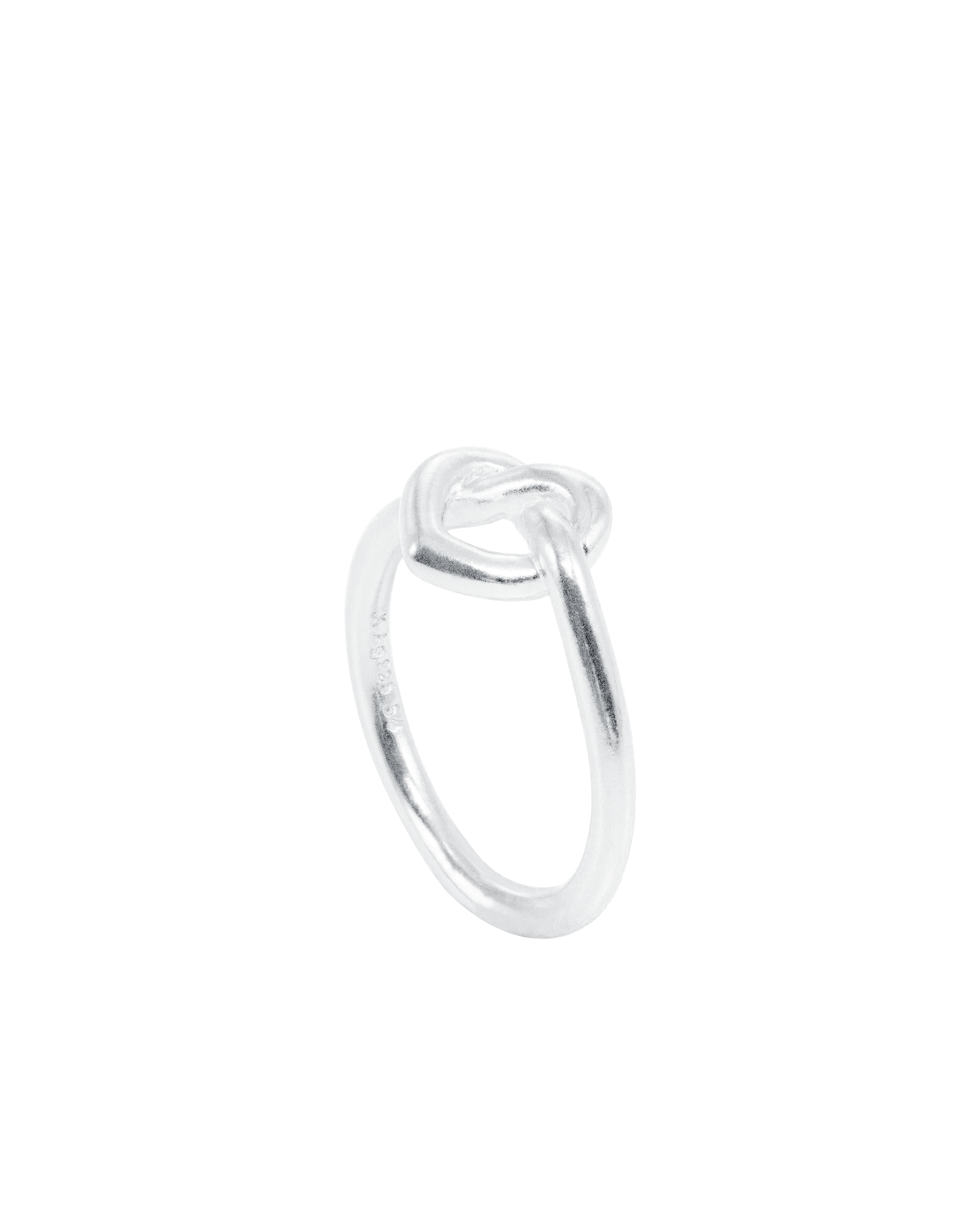 Tied Heart Ring