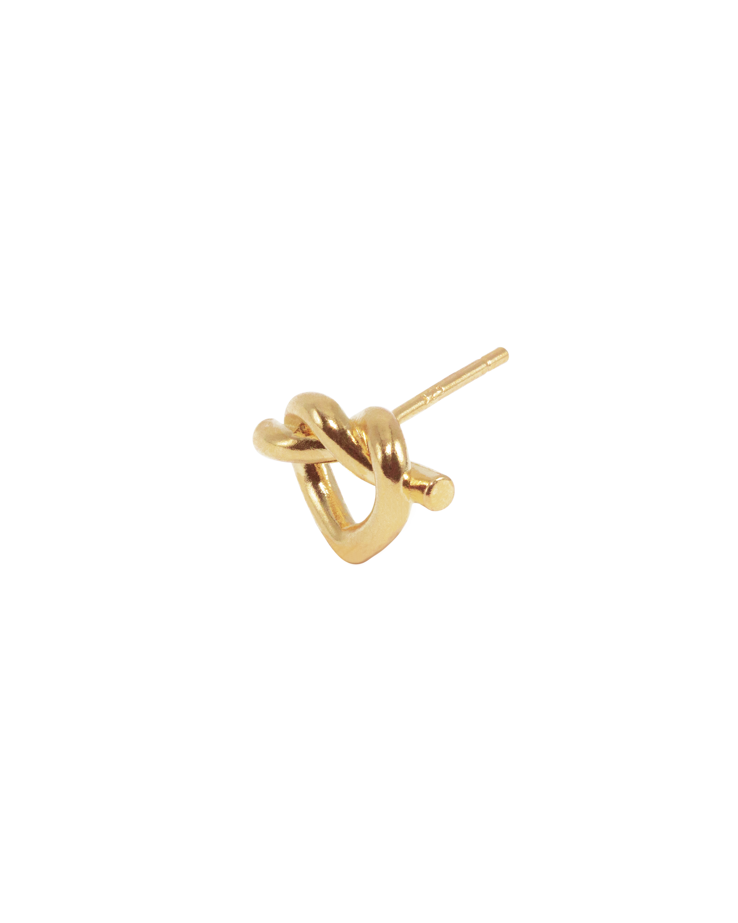 Tied Heart Stud