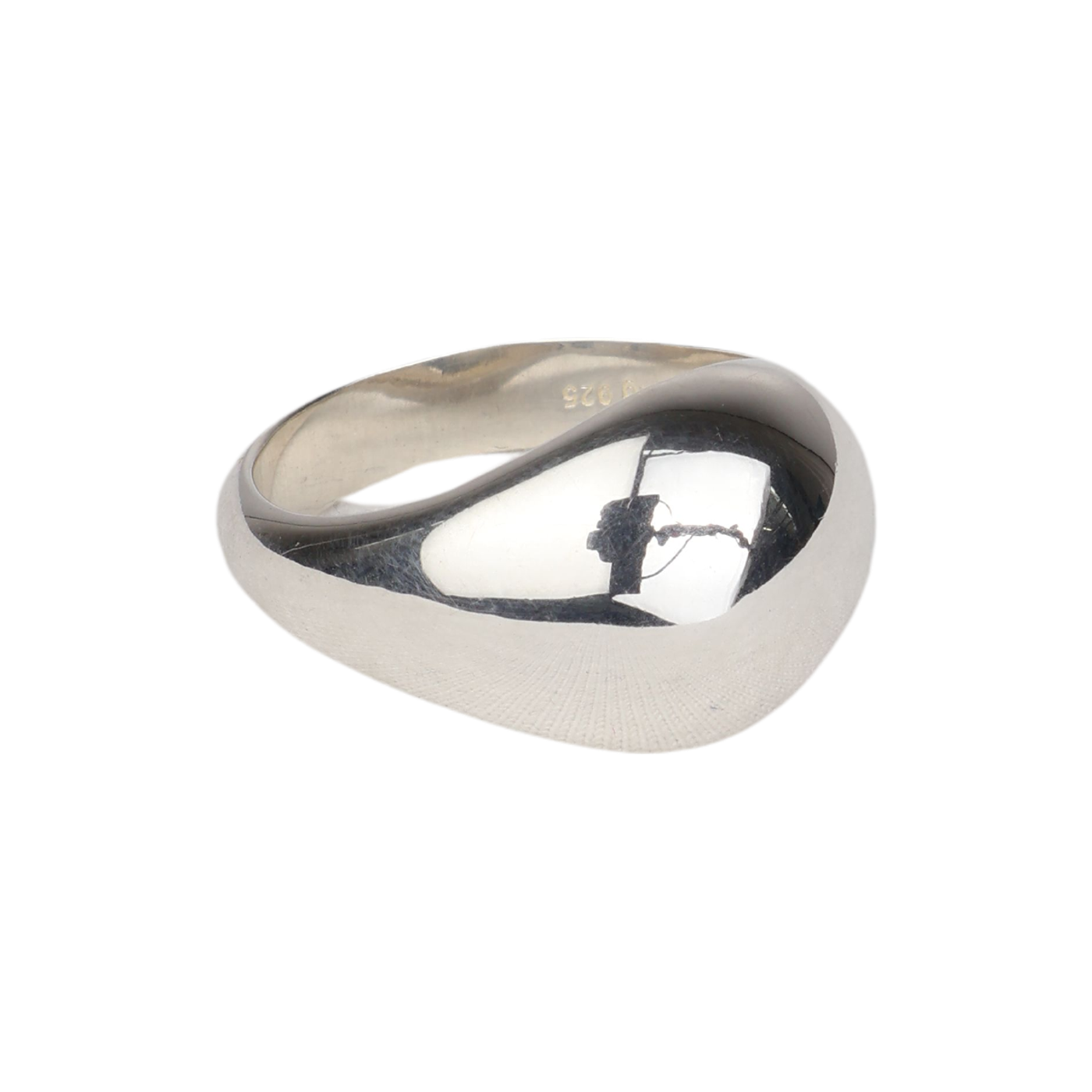 Preloved Atomic Dome Signet Ring