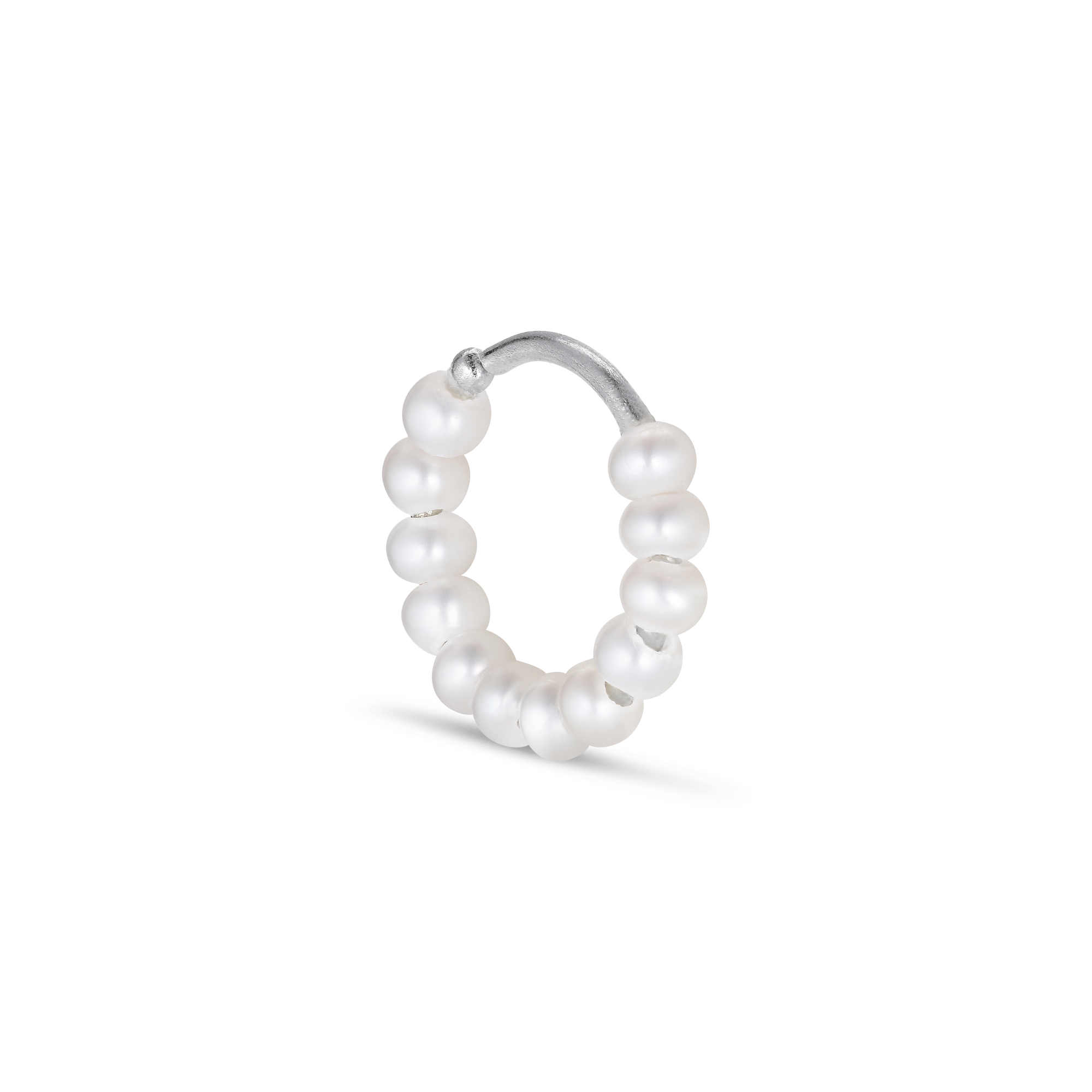 Row Pearl Twist Earring