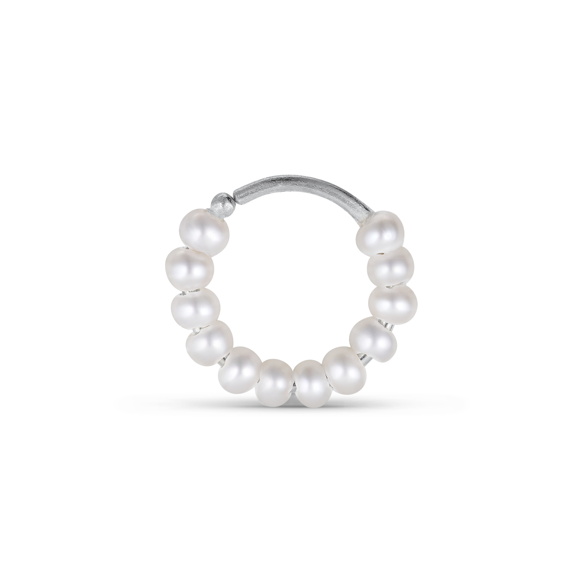 Row Pearl Twist Earring