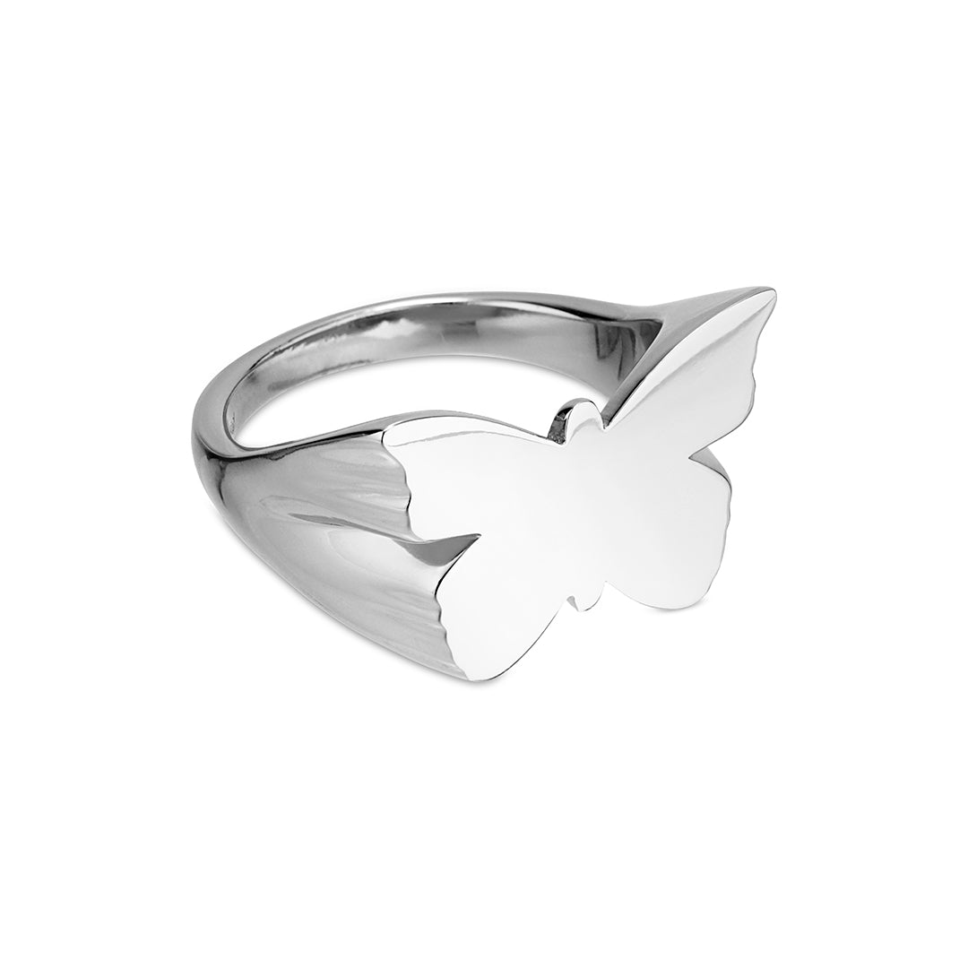 Butterfly Signet ring