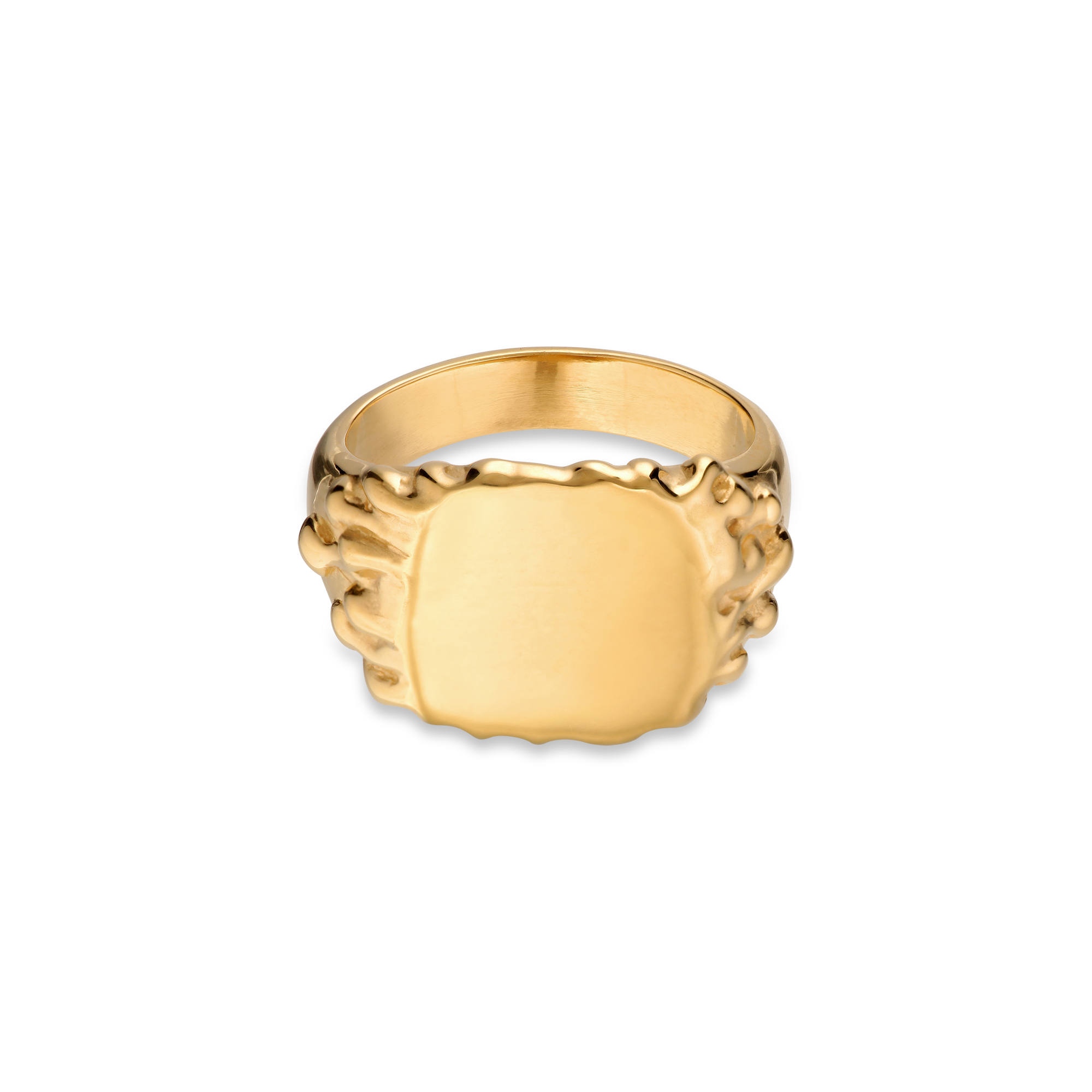 Drippy Signet Ring
