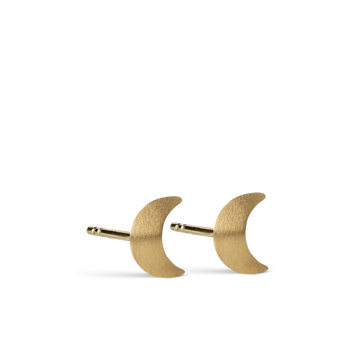 Small Half Moon Stud