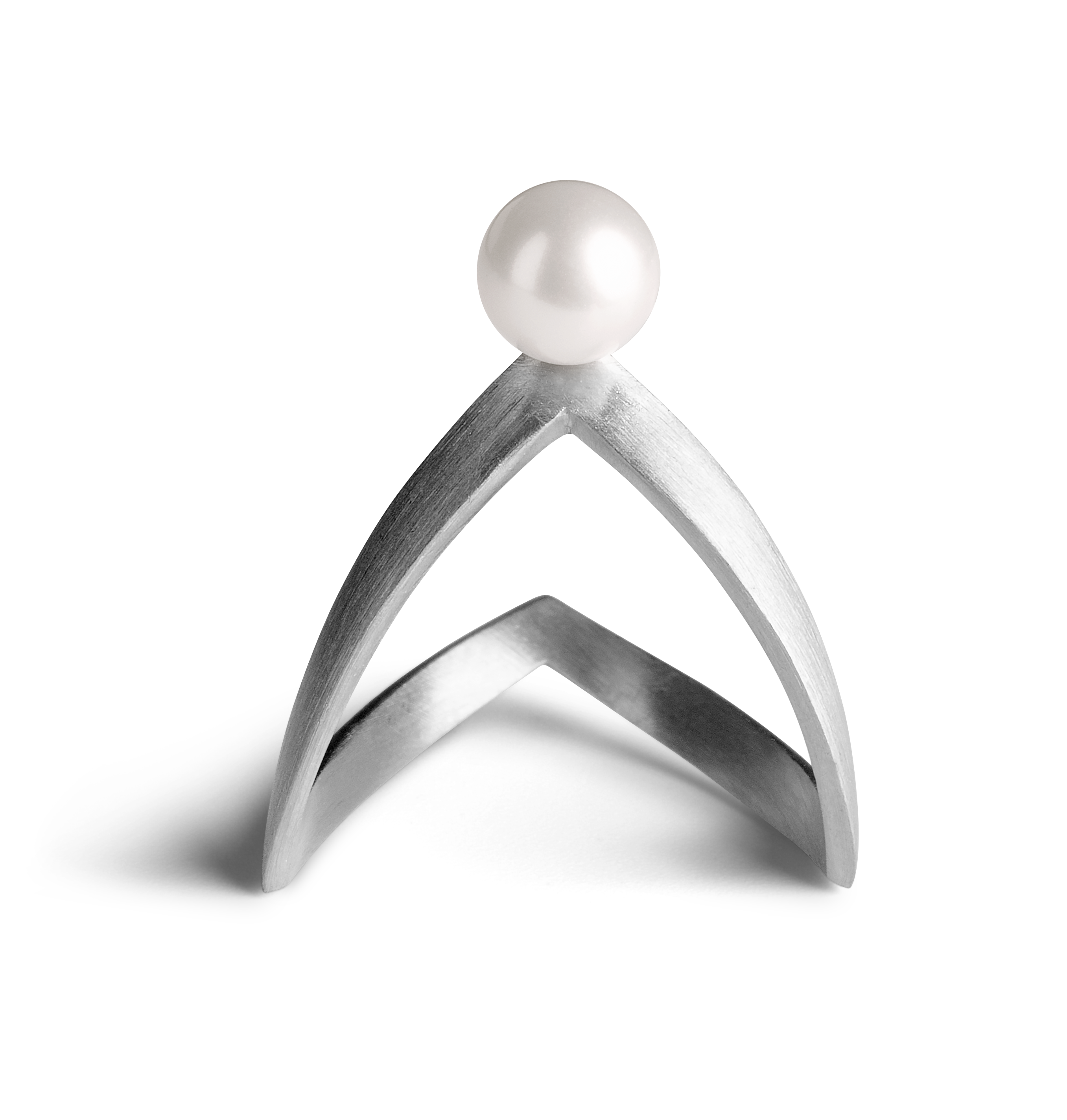 Pearl V Ring