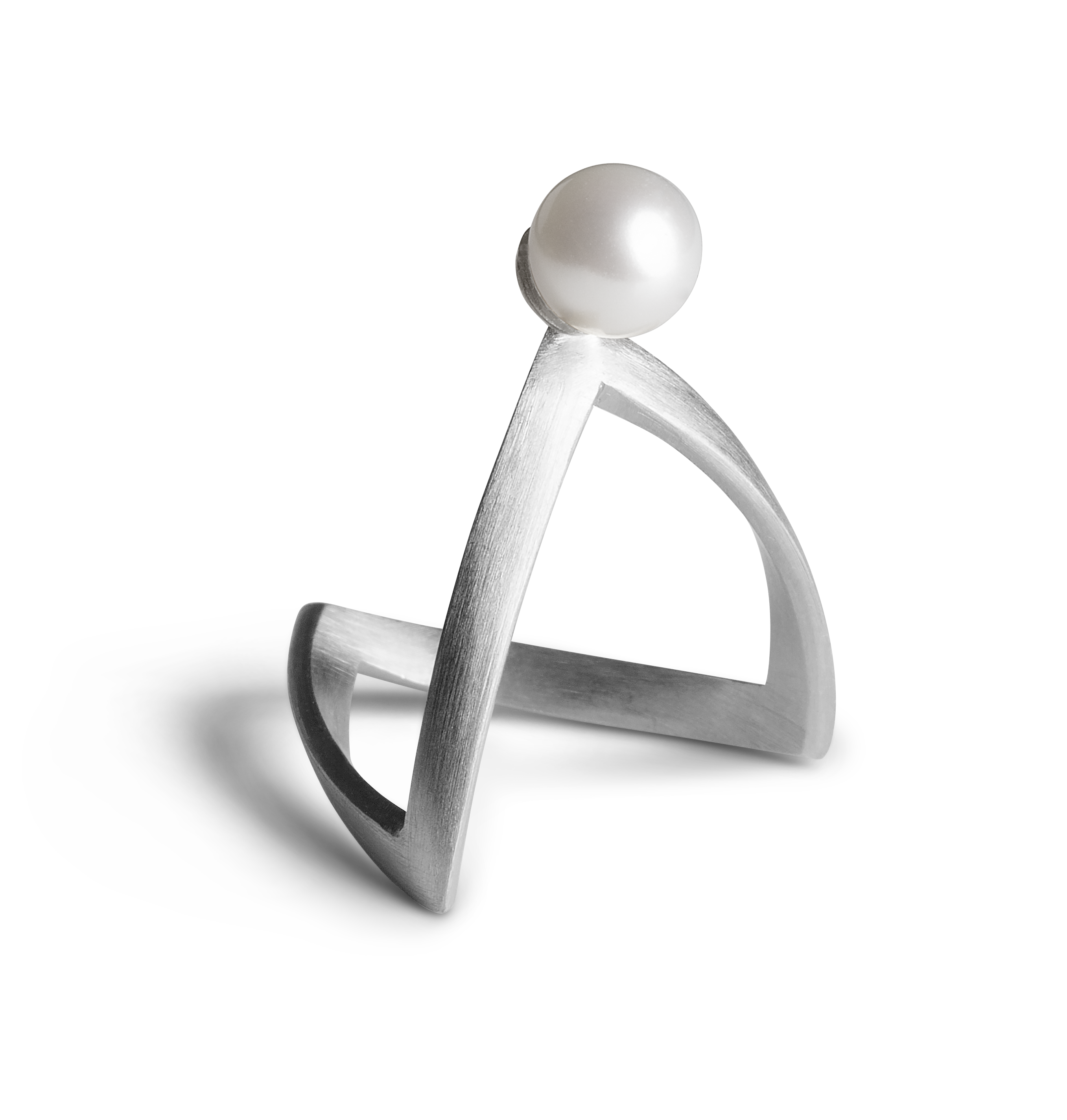 Pearl V Ring