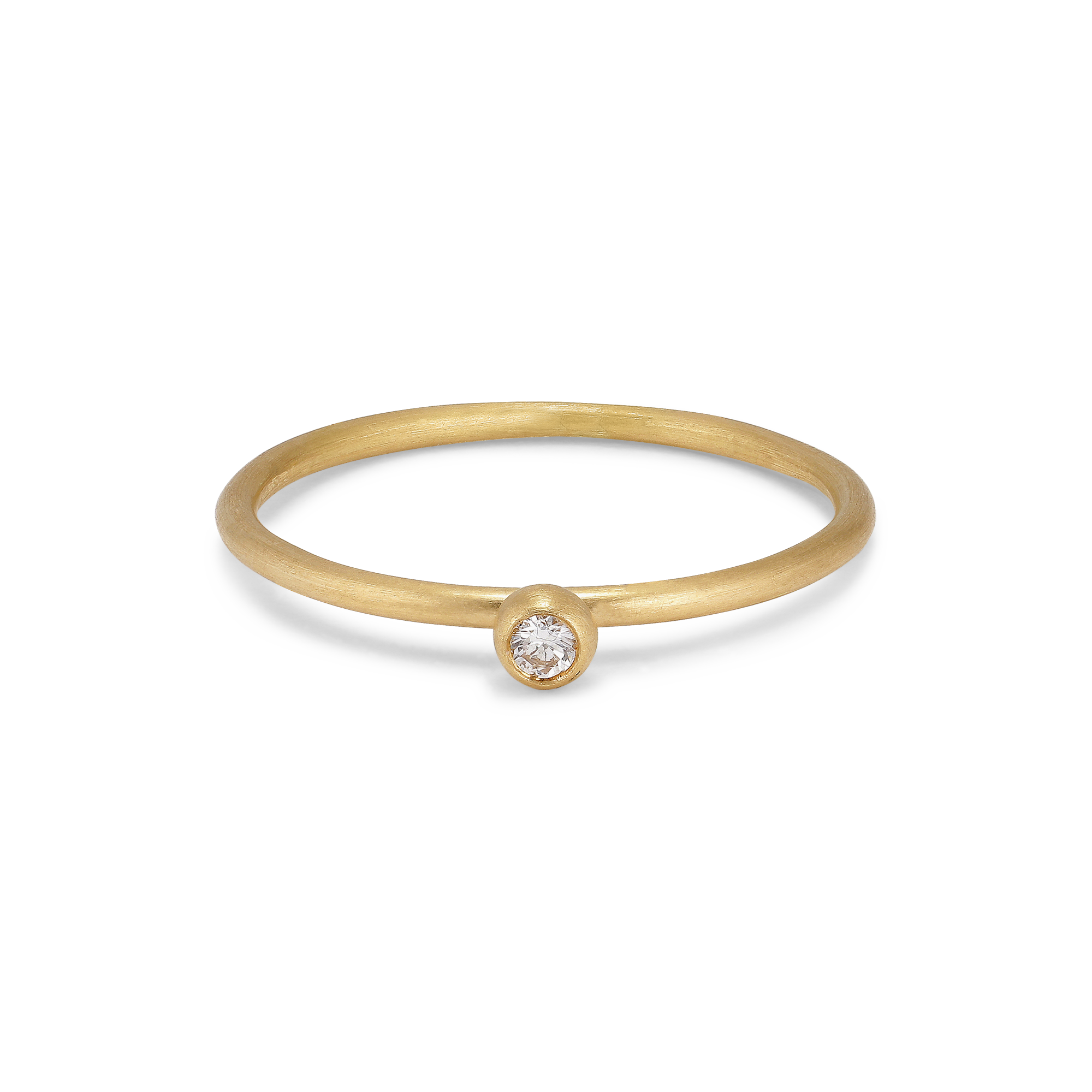 Prinsessering med kuglefatning 0,03 ct