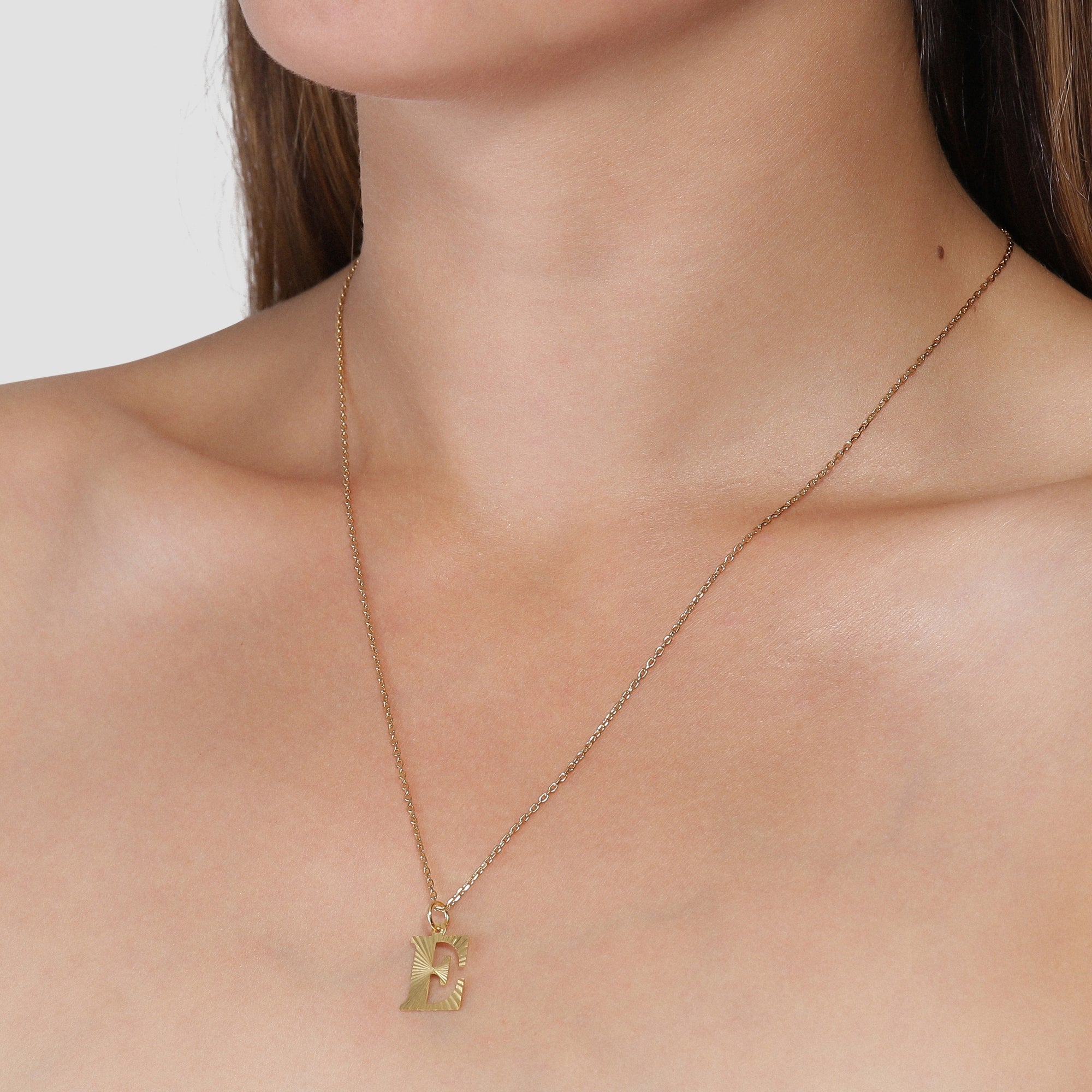 Reflection Letter pendant