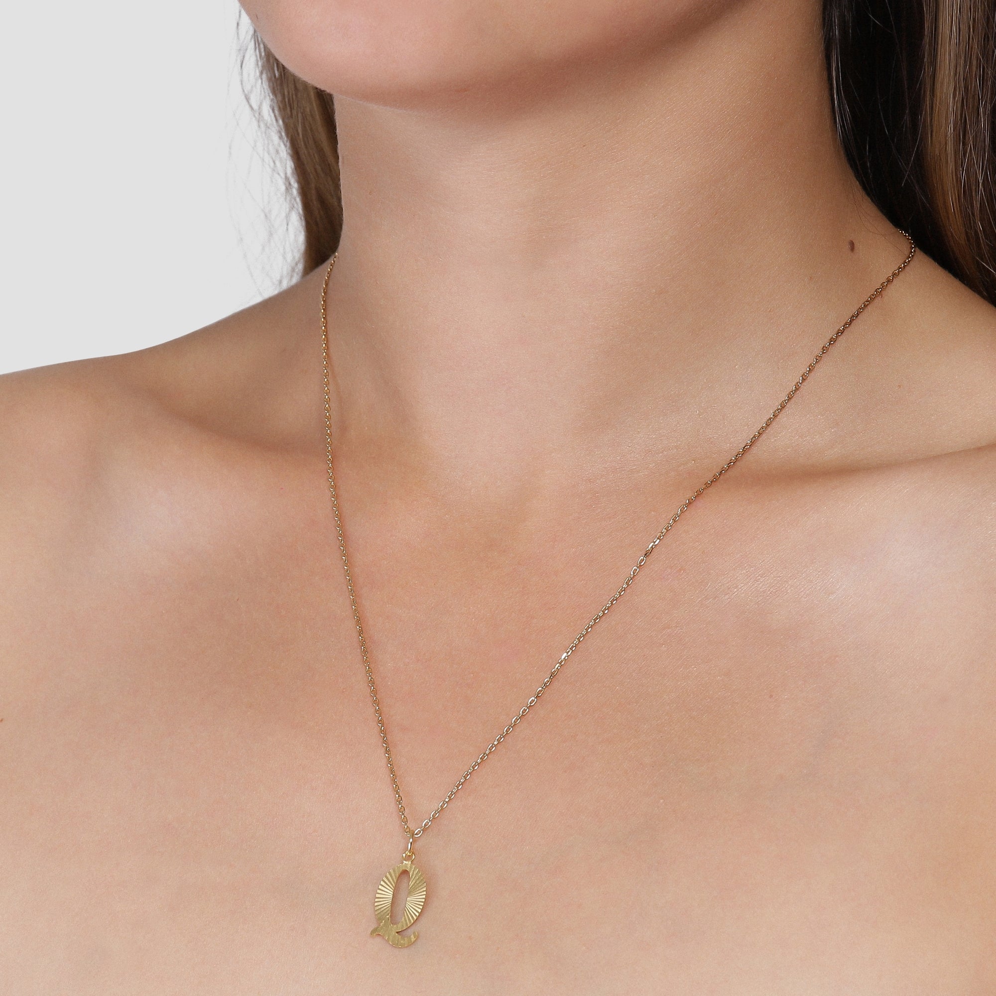 Reflection Letter pendant