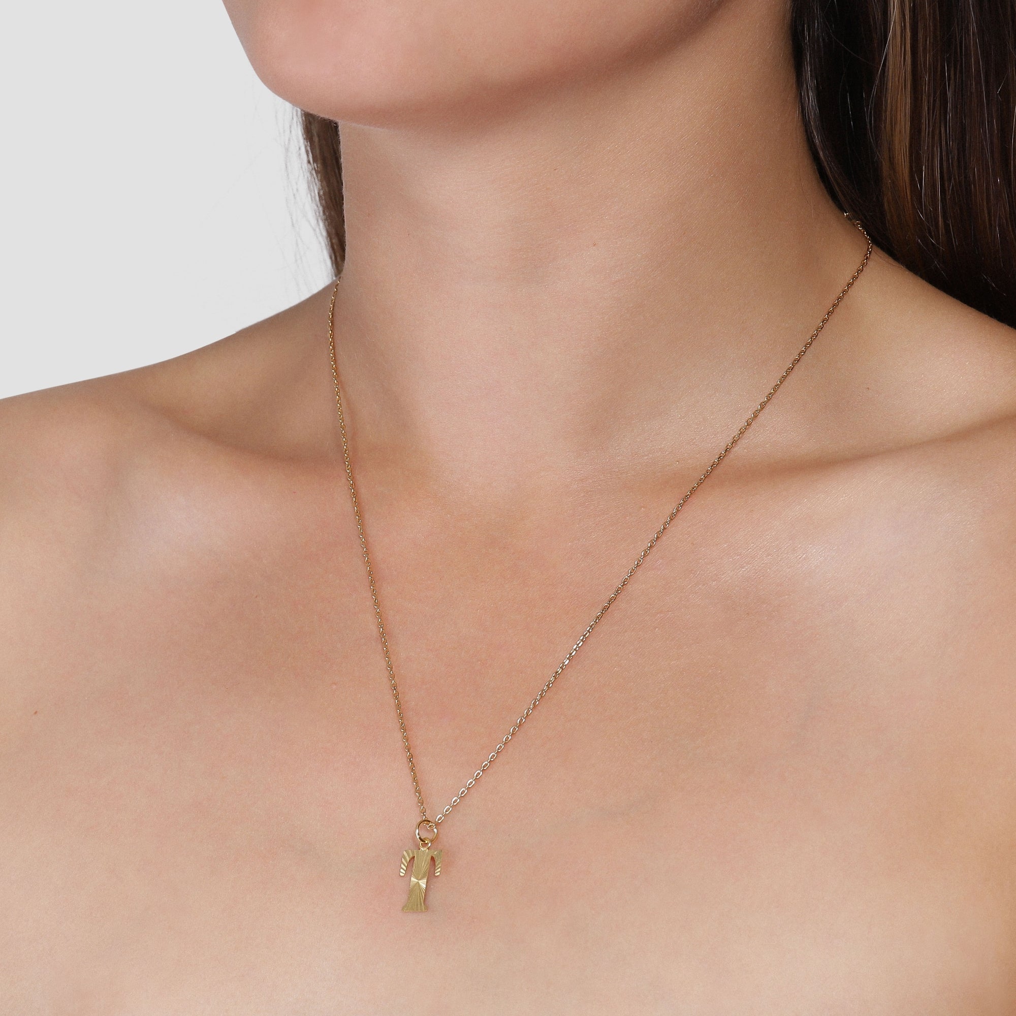 Reflection Letter pendant