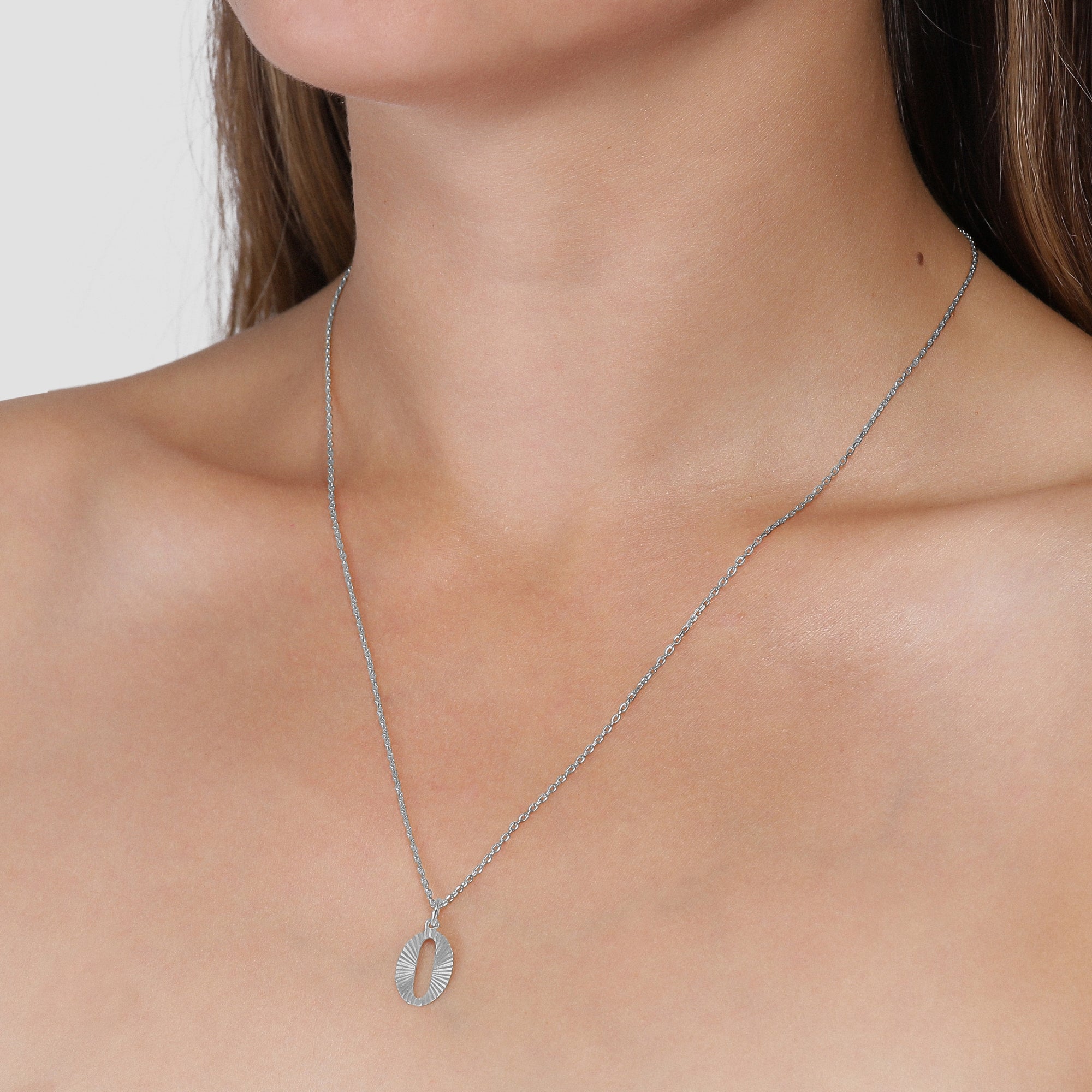 Reflection Letter pendant