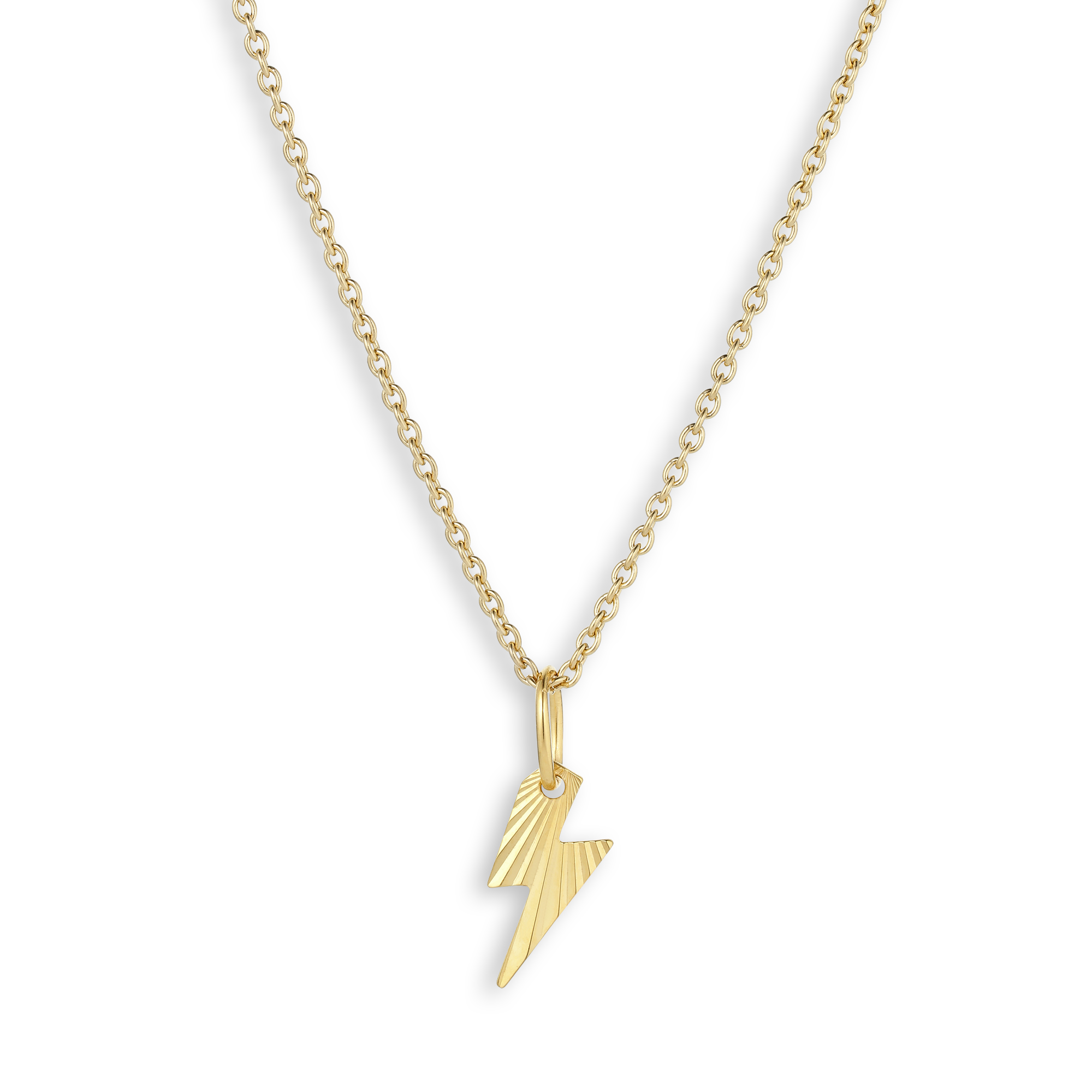 Reflection Lightning Bolt Pendant