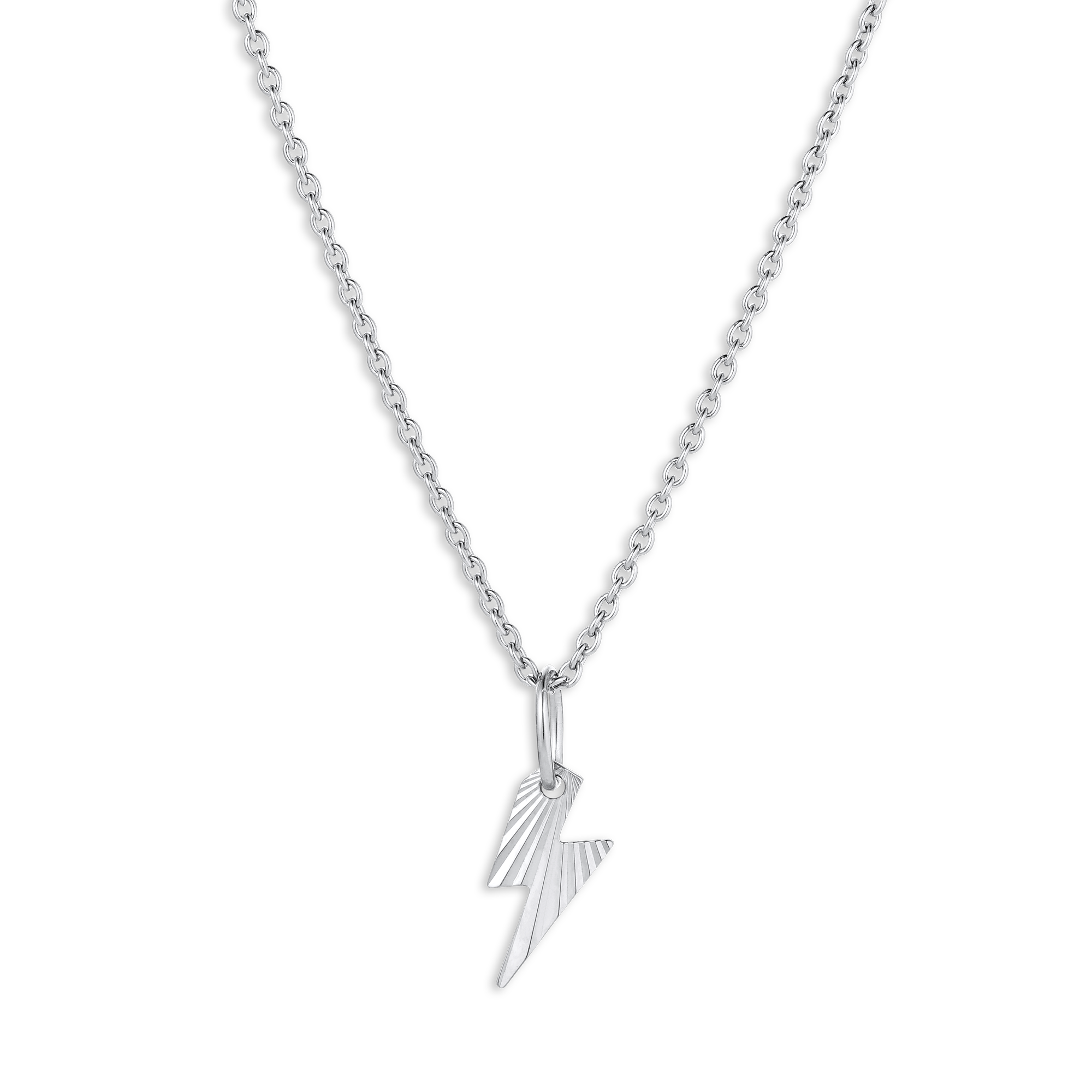 Reflection Lightning Bolt Pendant