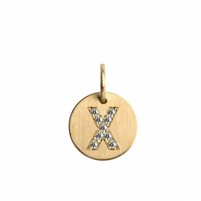 Lovetag Pendant with Diamonds X