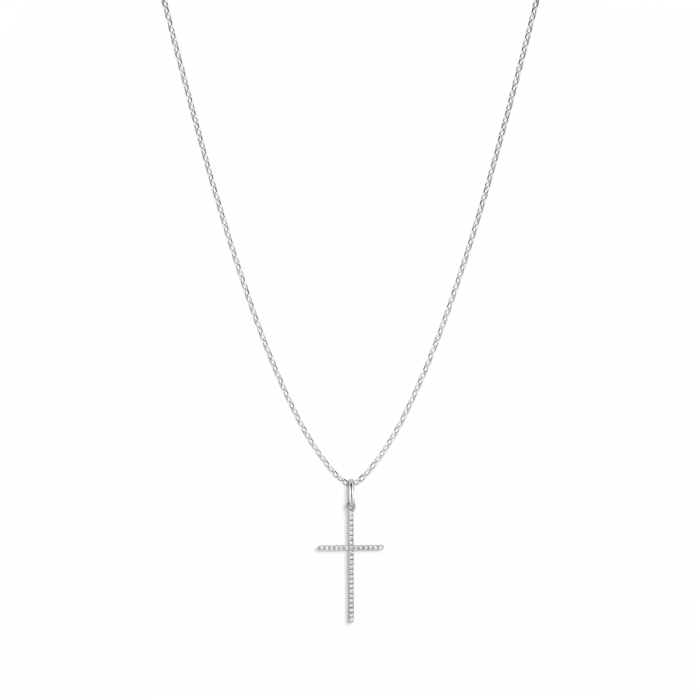Big Cross Pendant with Diamonds 0,098 CT
