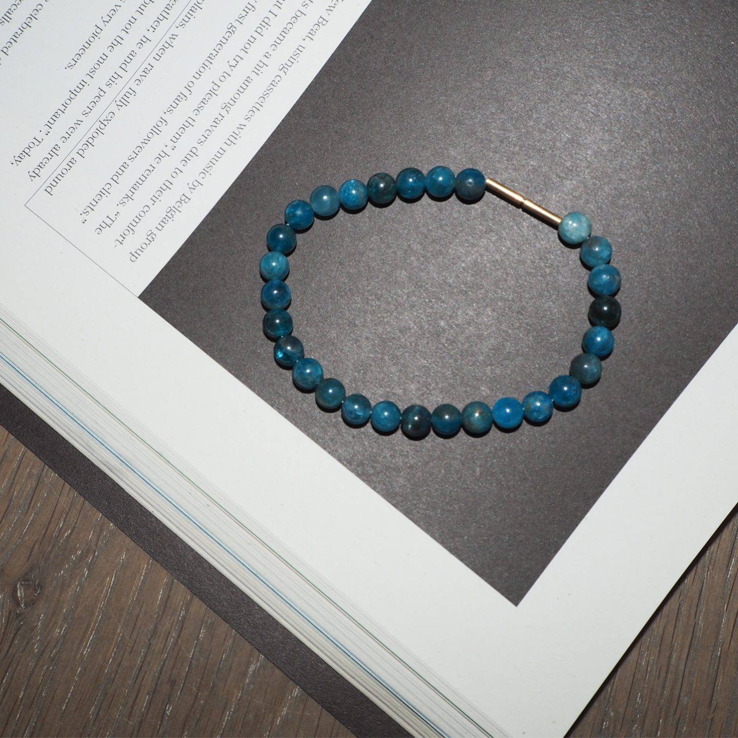 Blue Apatite Bracelet