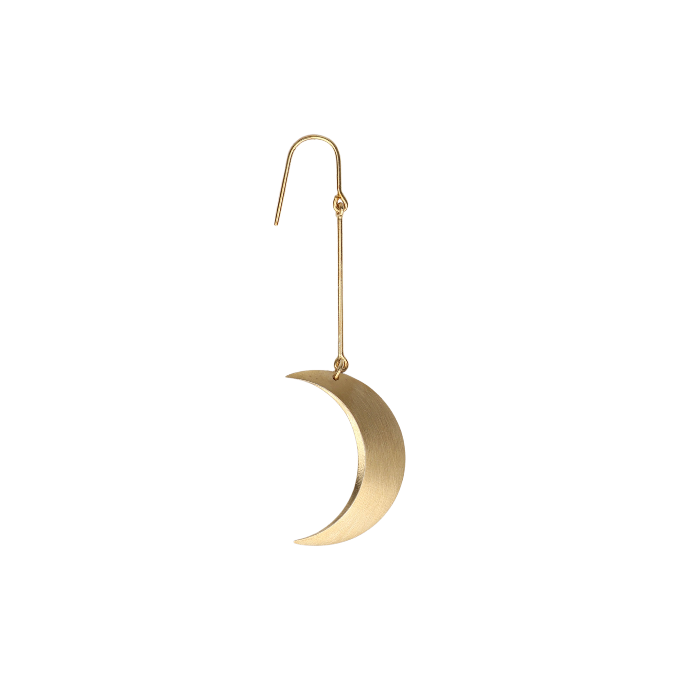 Preloved Half Moon Earring