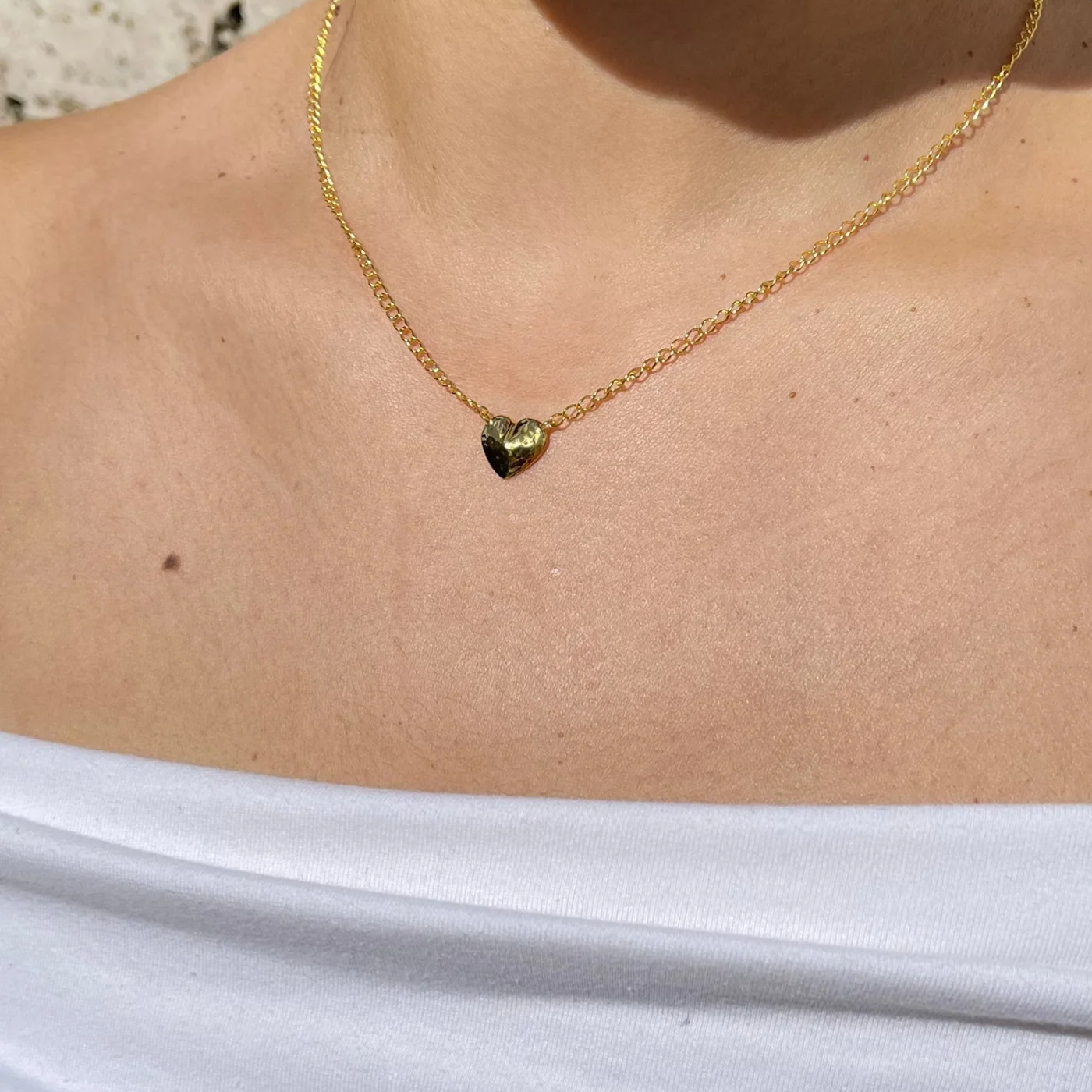 Bruised Heart Necklace