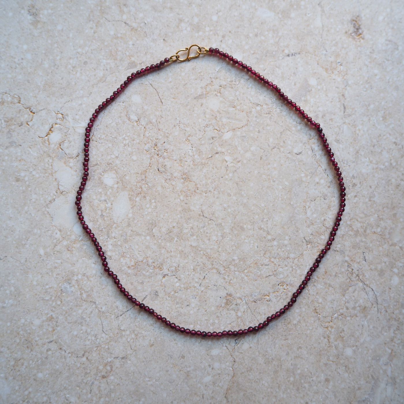 Small Garnet Necklace
