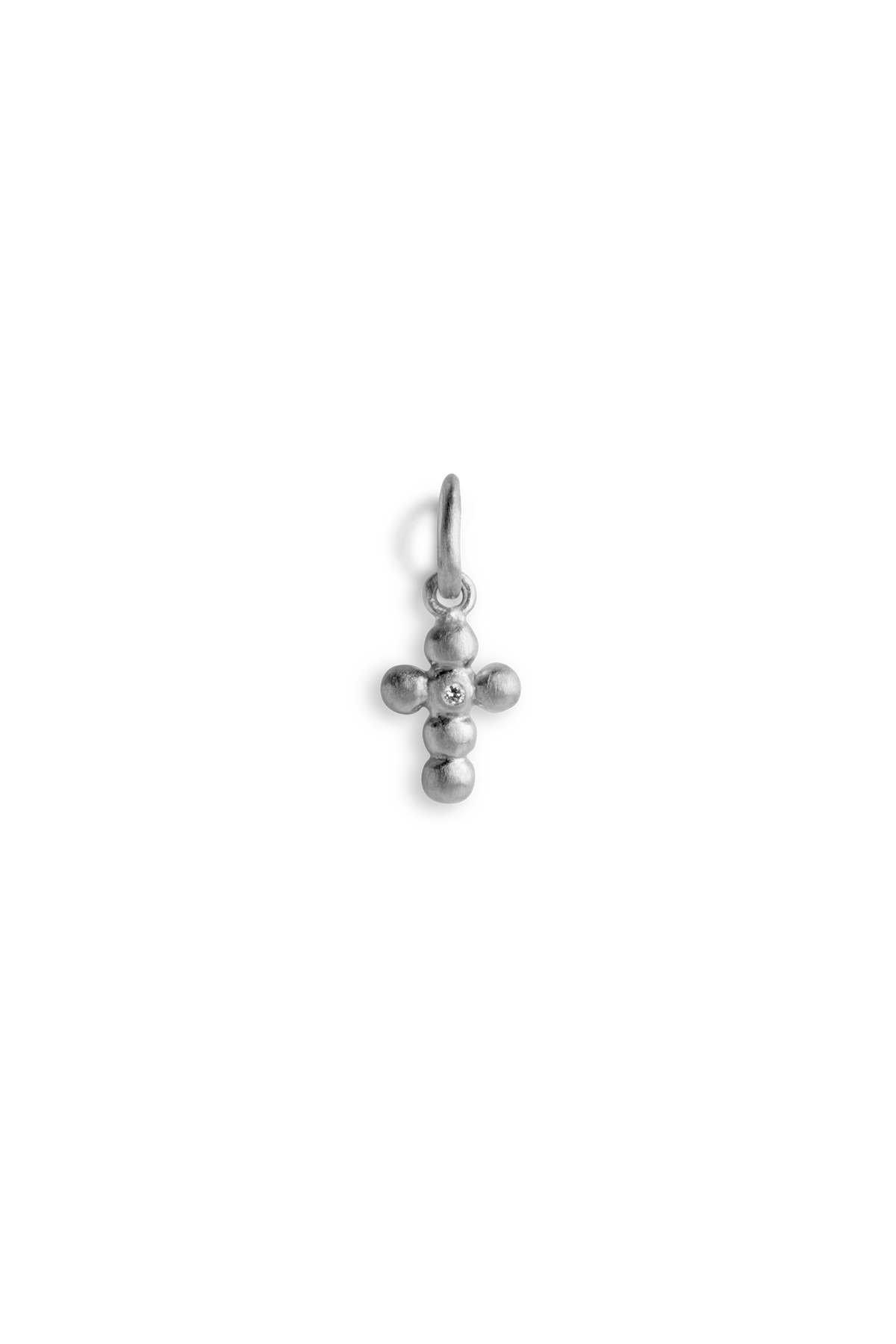 Cross Pendant with 1 Diamond