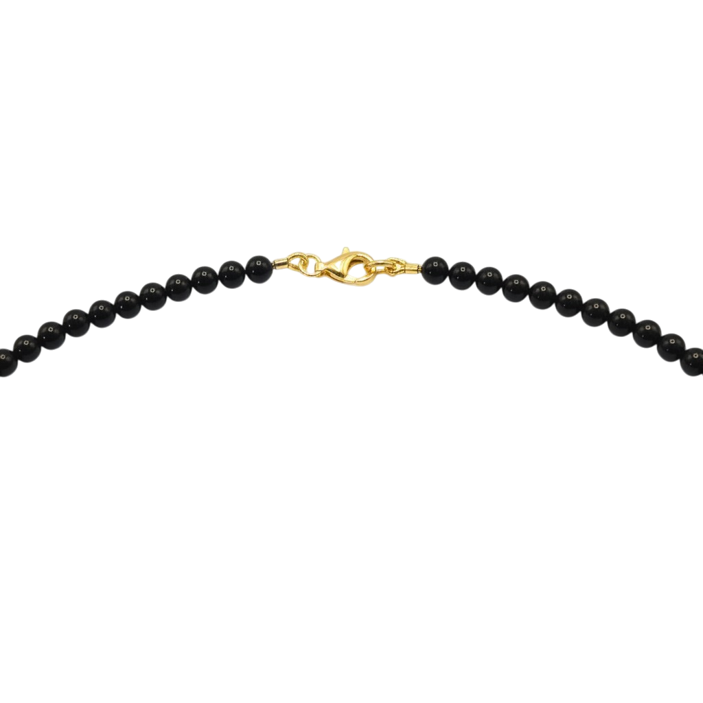 Bead necklace Onyx