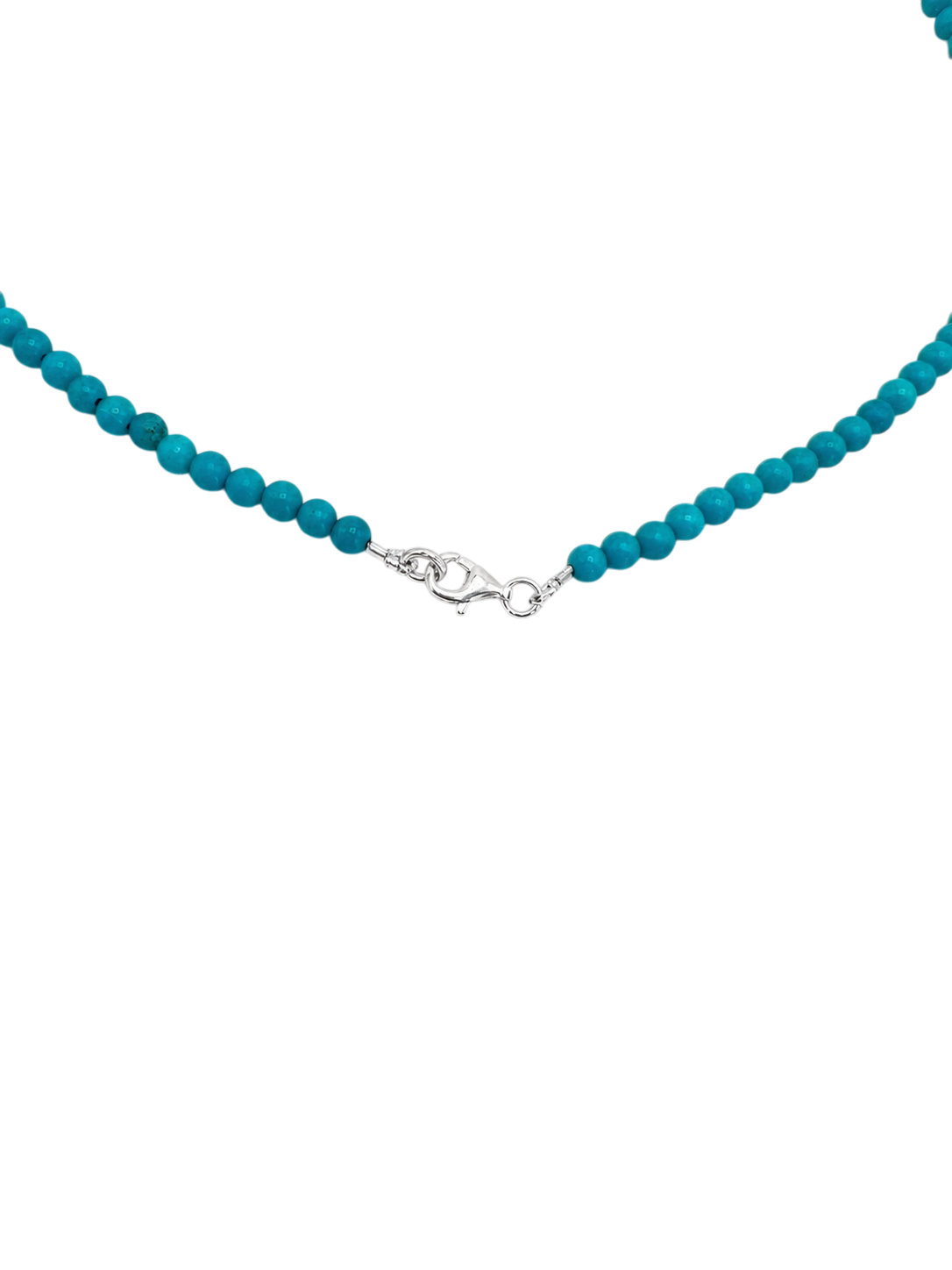 Bead necklace Turquoise