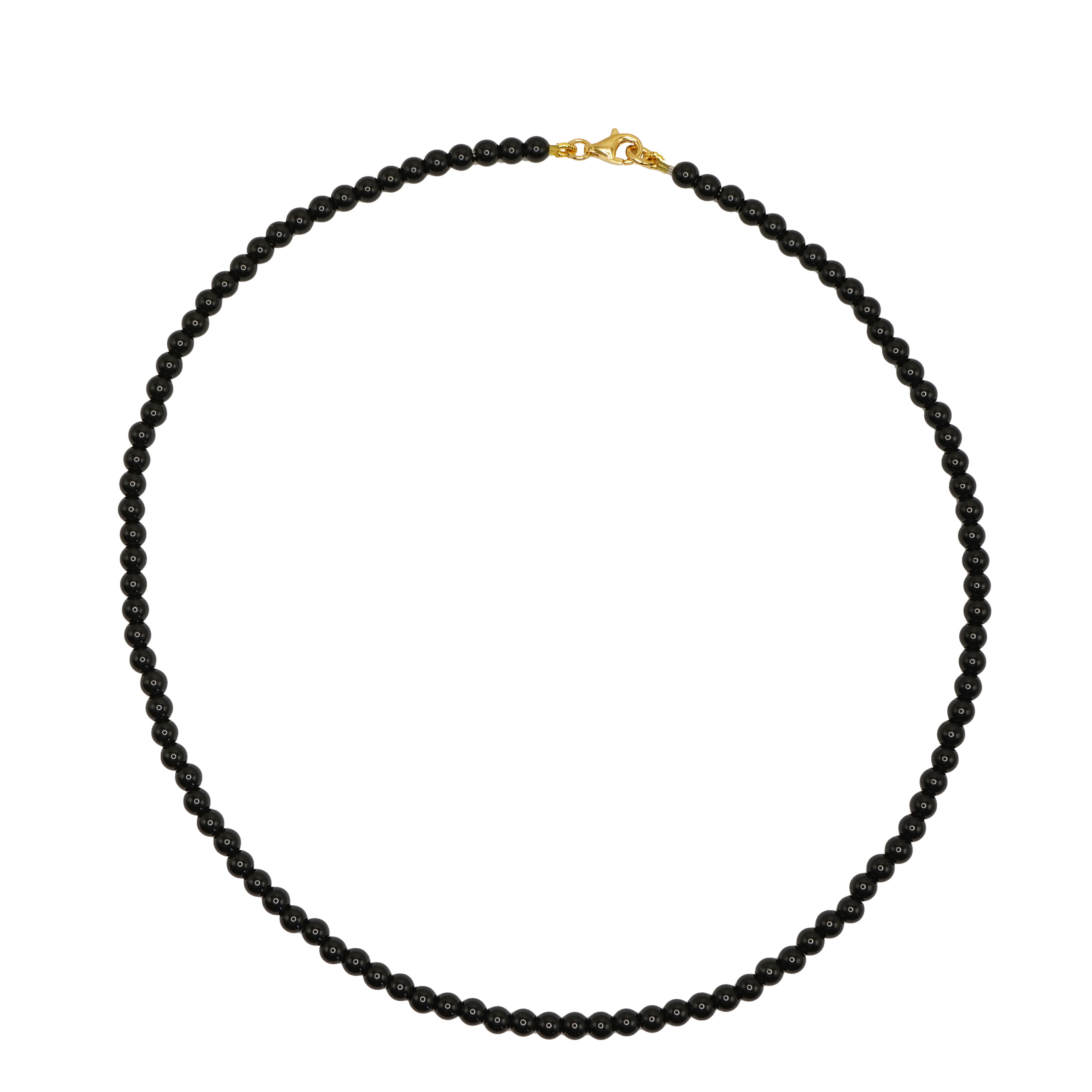 Bead necklace Onyx