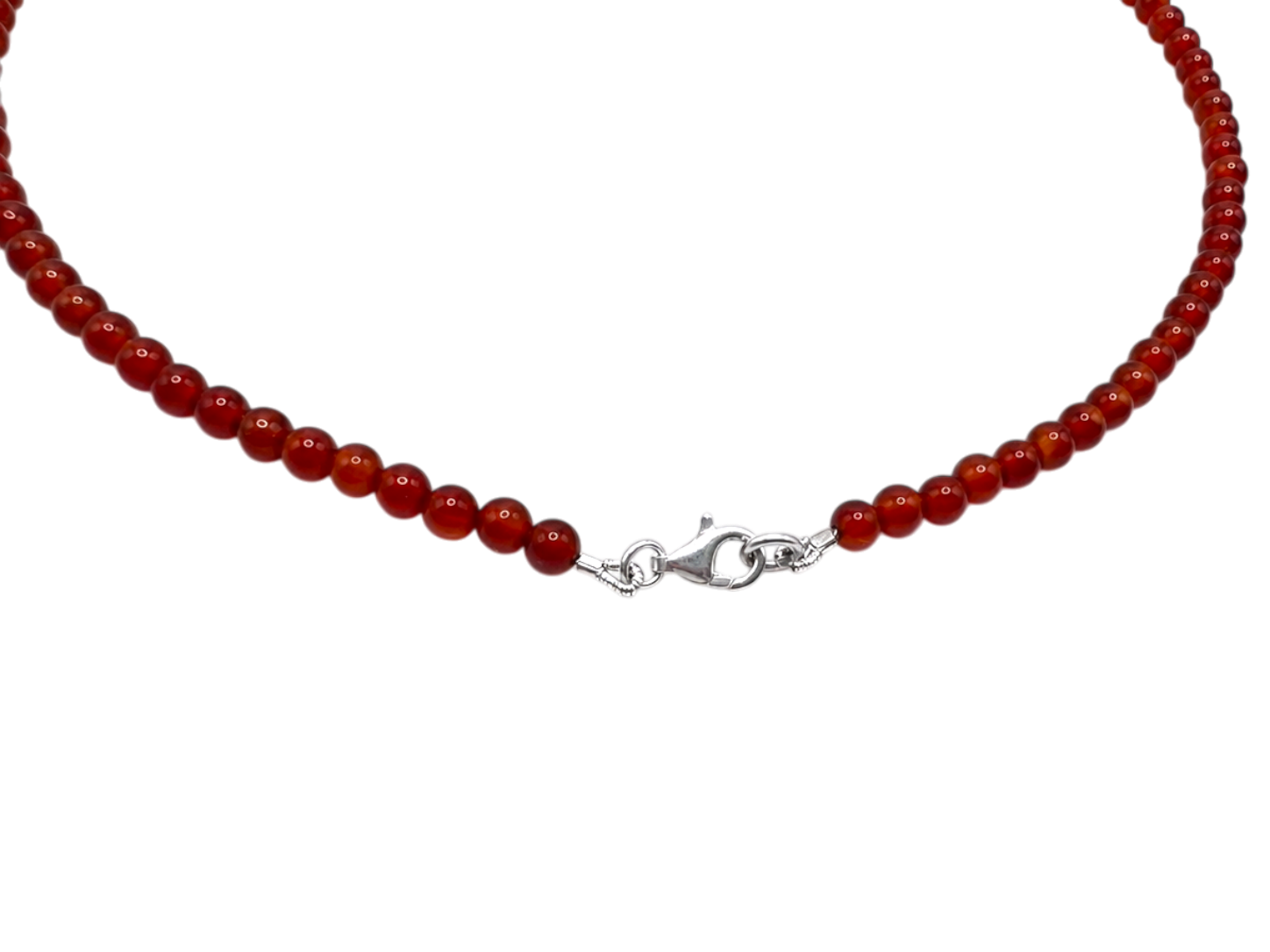 Bead necklace Carnelian
