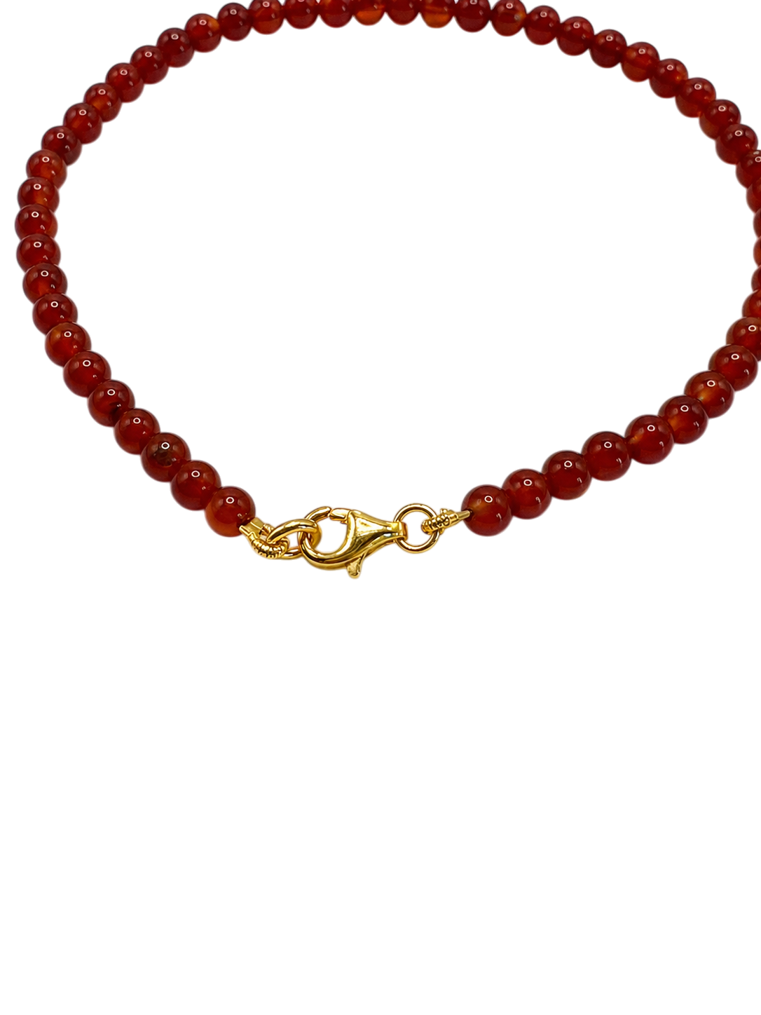 Bead Anklet Carnelian