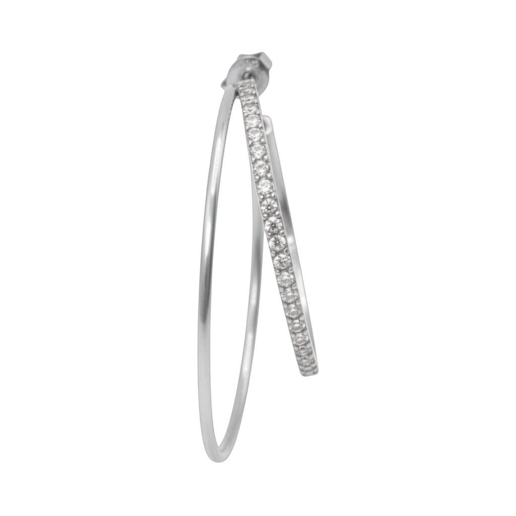 Double Olympia Hoop with Stones