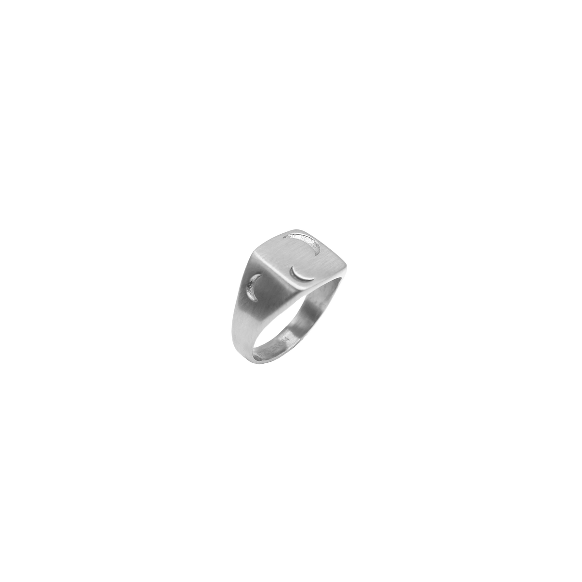 Half Moon Signet Ring